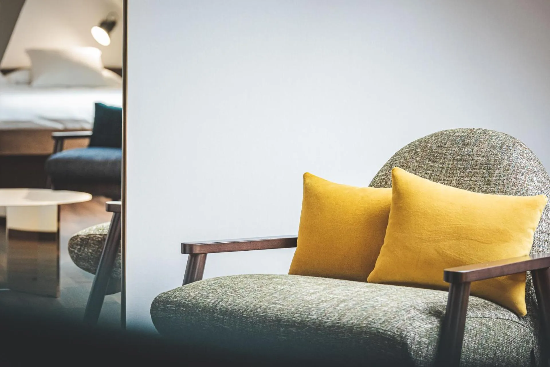 Living room in Hotel Bernina Geneva
