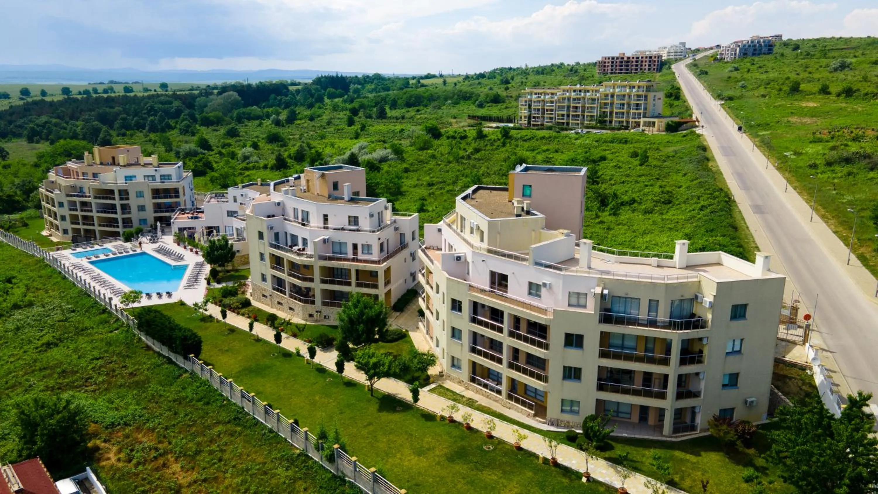 Bird's eye view in Byala Panorama Resort