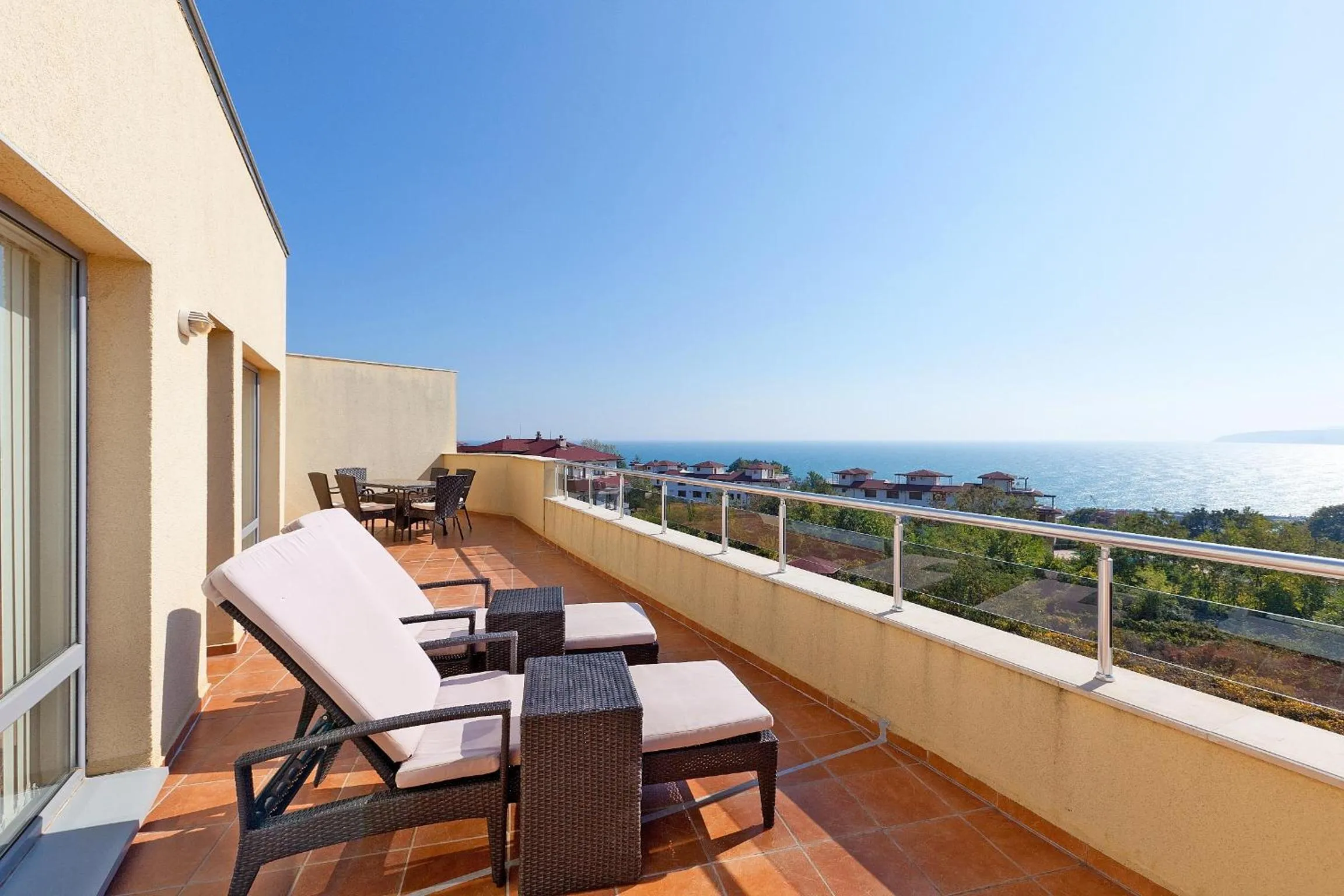 Bird's eye view in Byala Panorama Resort