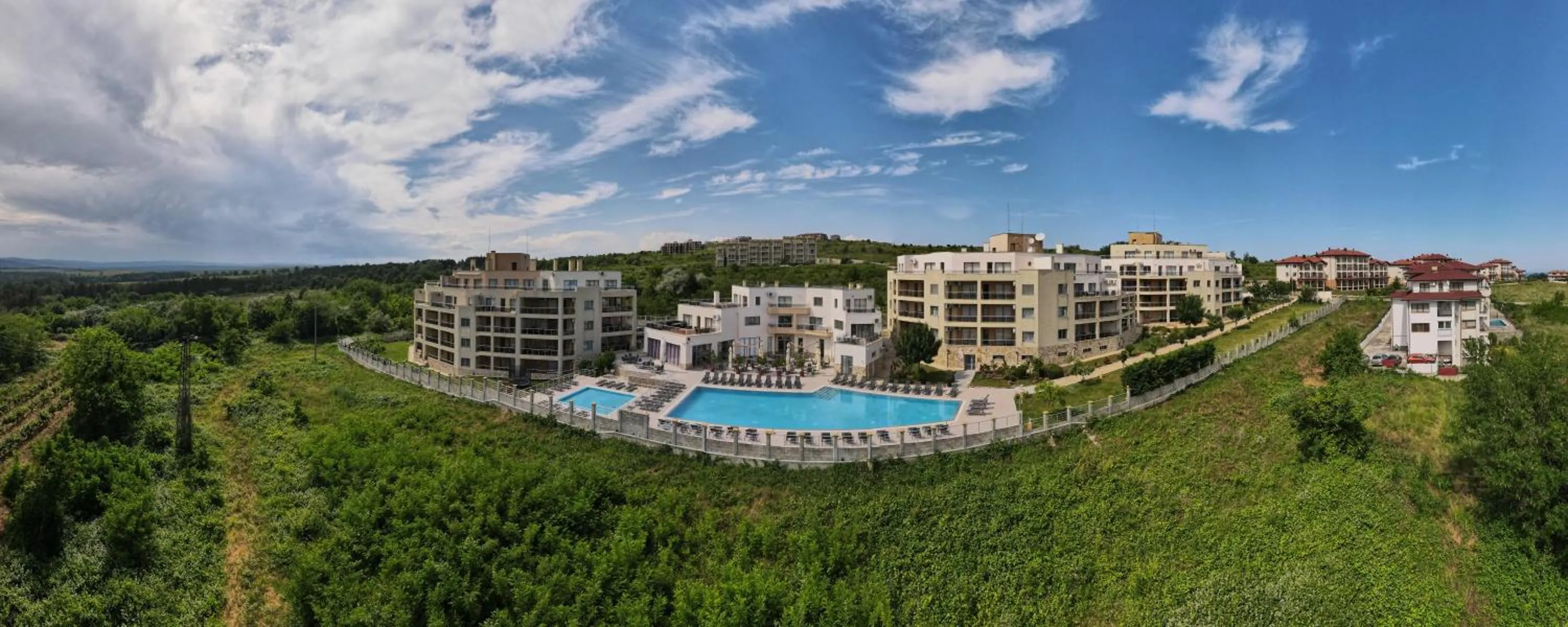 Bird's eye view in Byala Panorama Resort