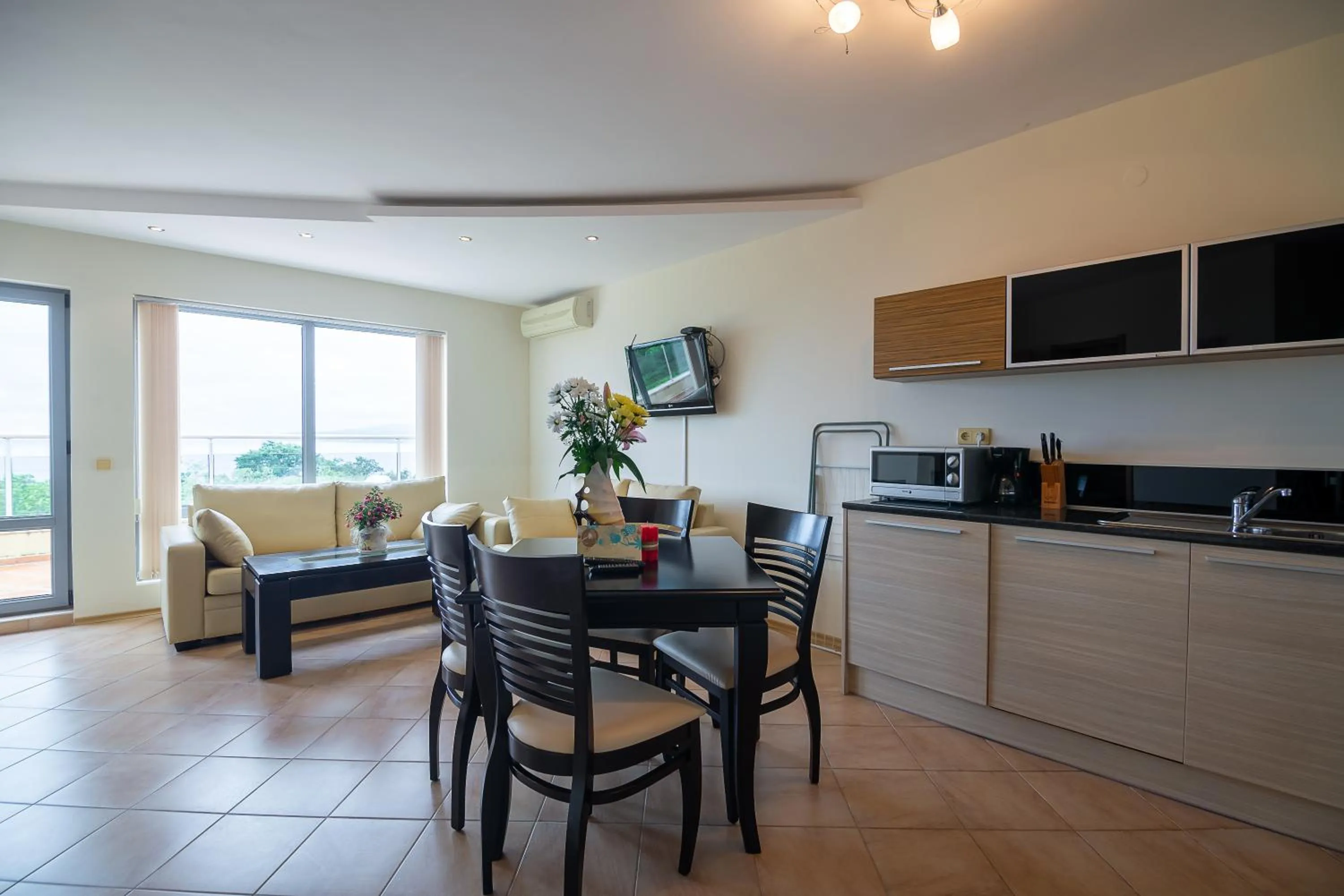 Kitchen or kitchenette in Byala Panorama Resort