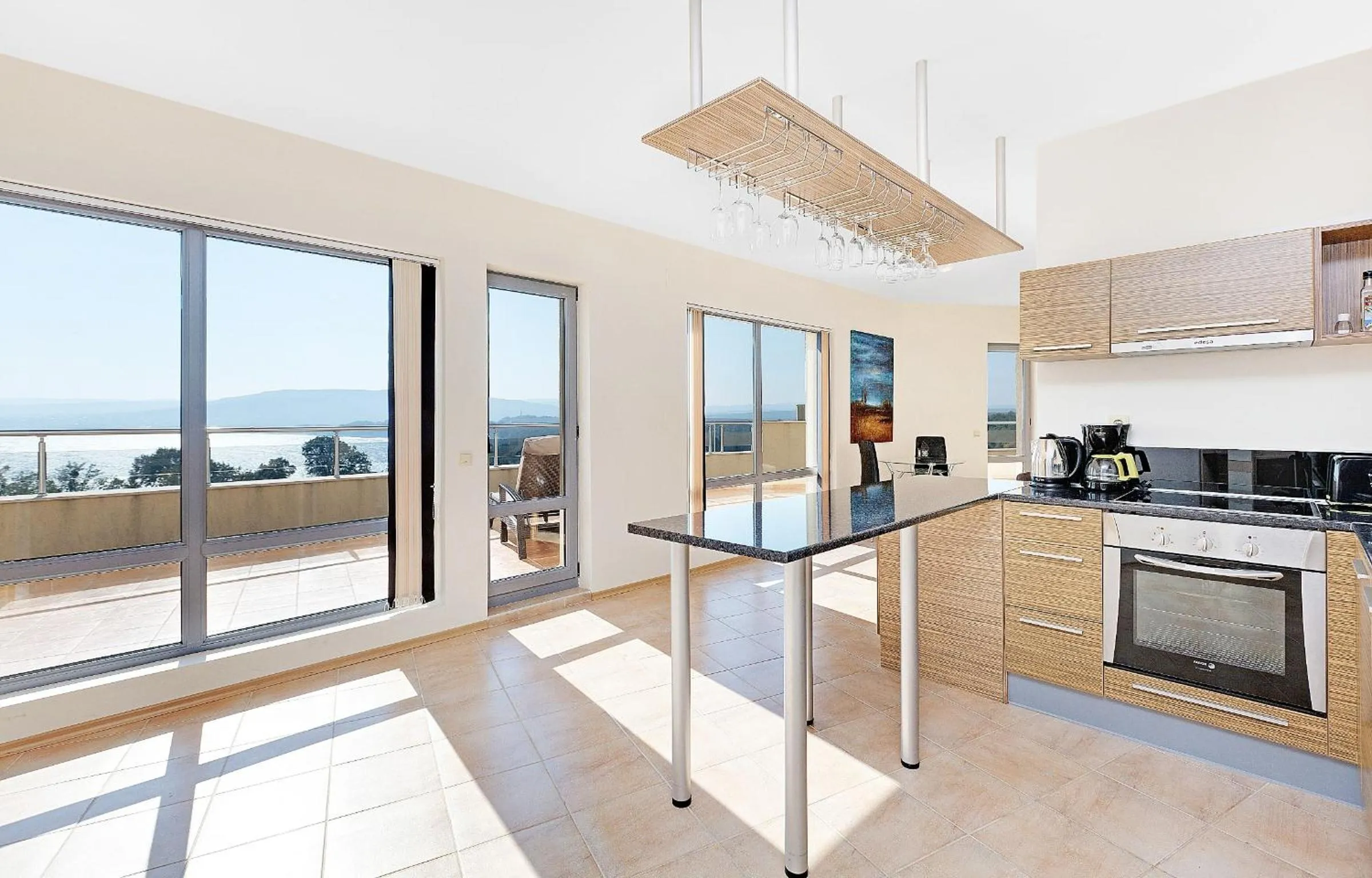 Kitchen or kitchenette in Byala Panorama Resort