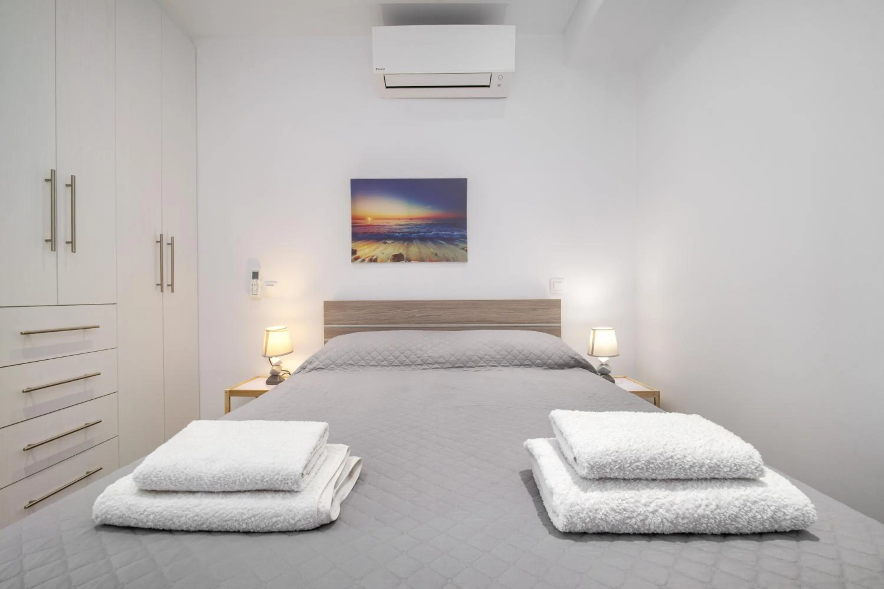 Bedroom, Bed in Anius Apartments