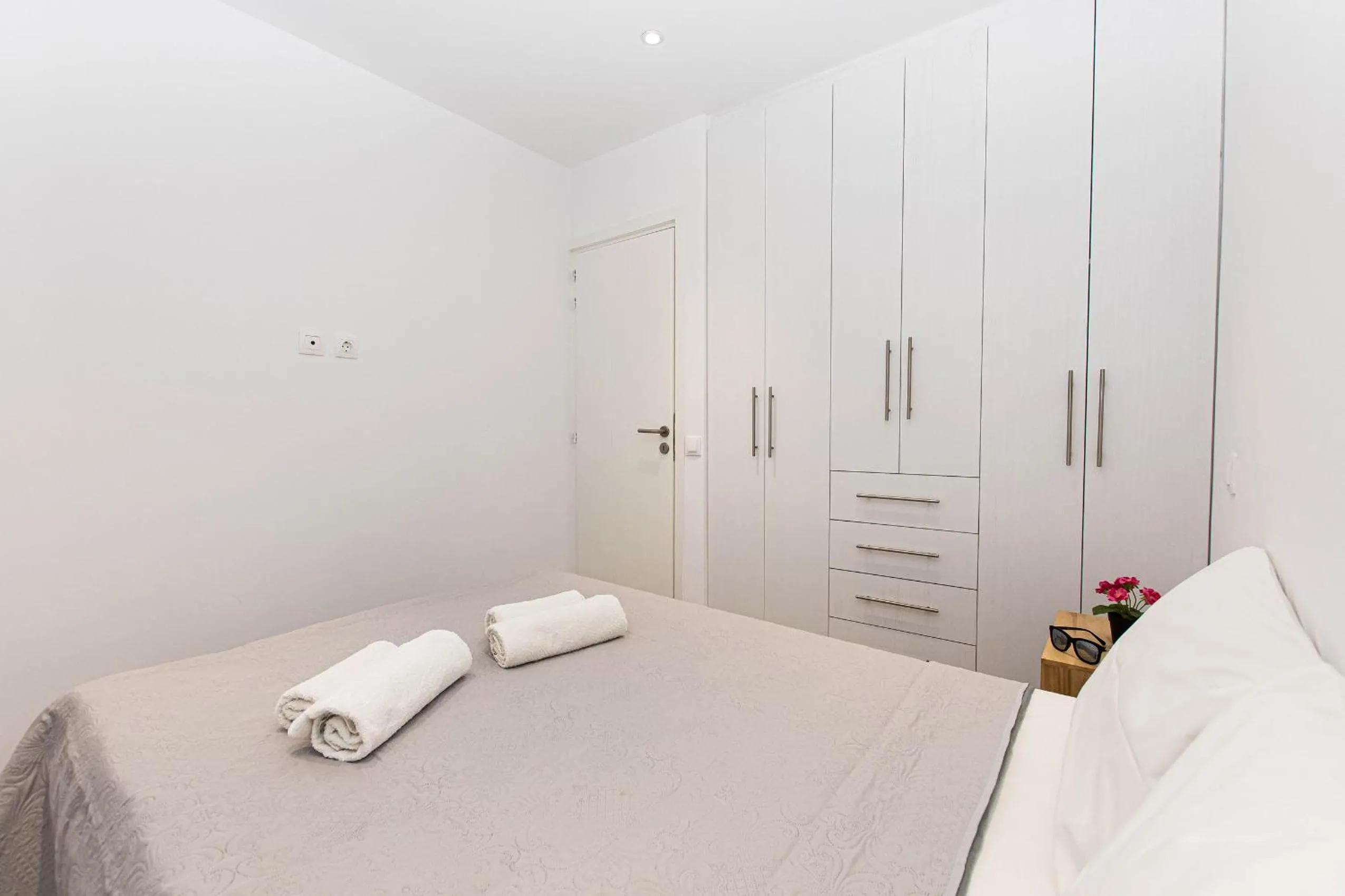Bedroom, Bed in Anius Apartments