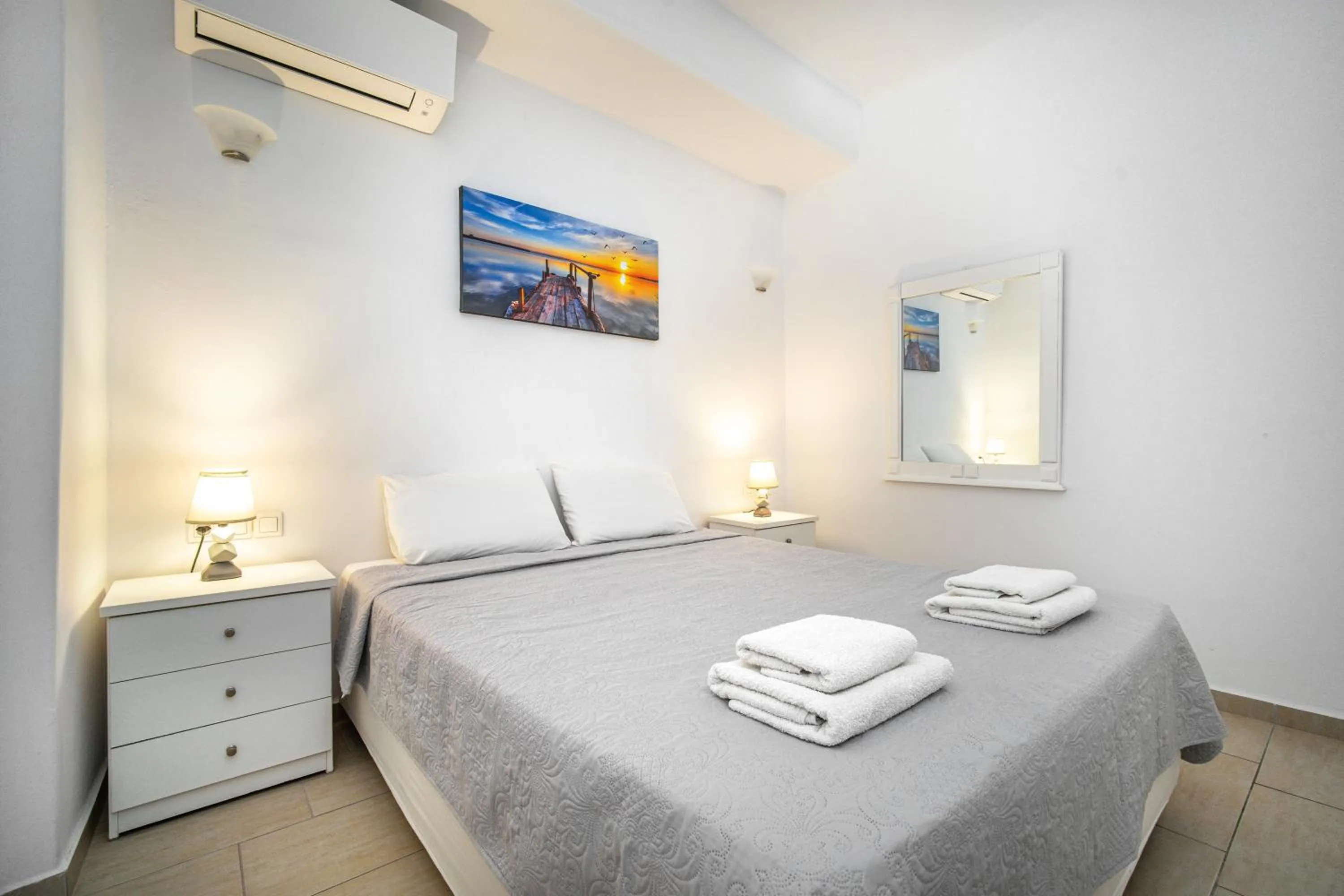 Bedroom, Bed in Anius Apartments