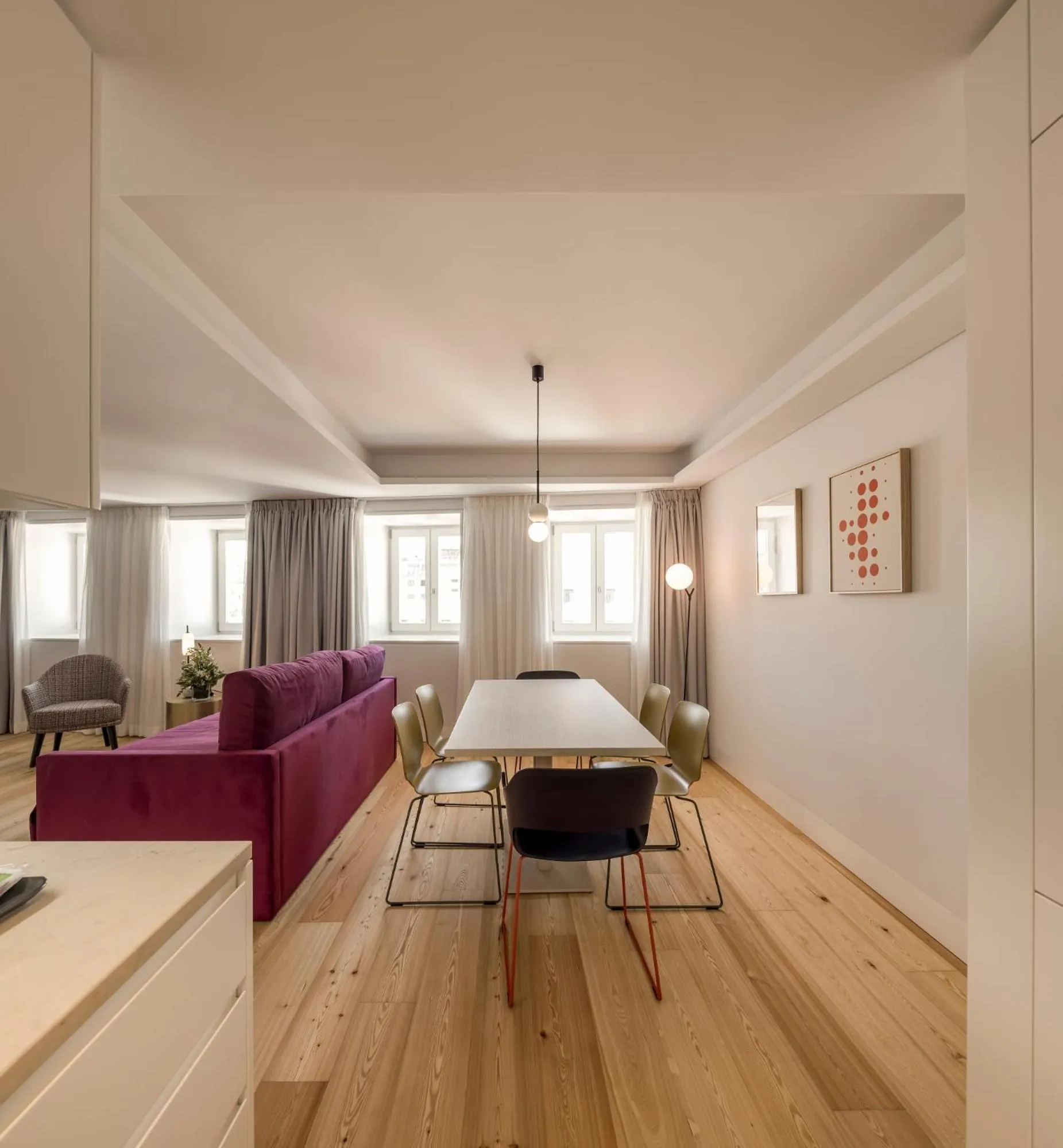 Dining area in Lisbon Serviced Apartments - Mouraria