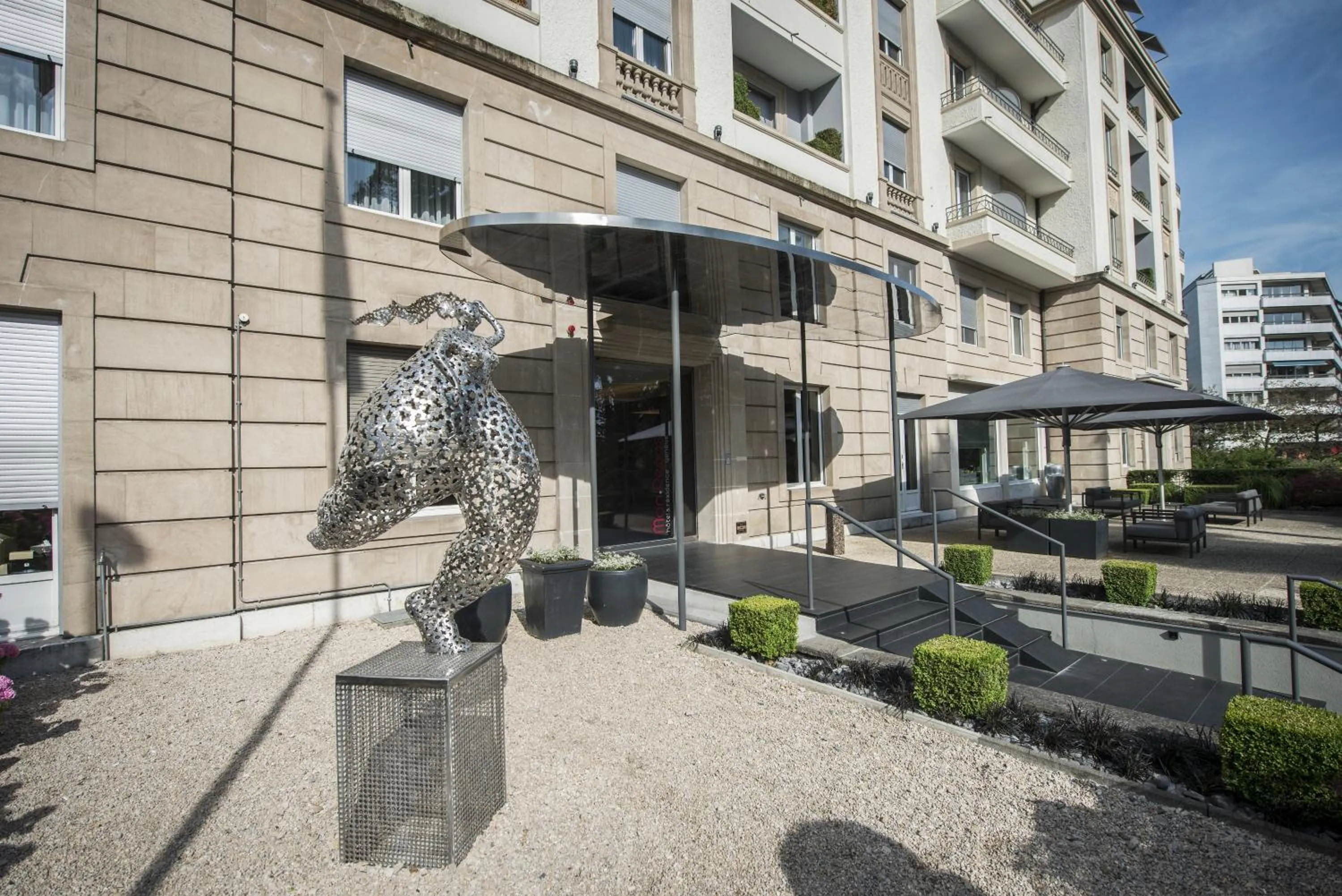 Facade/entrance in Hotel Mon Repos