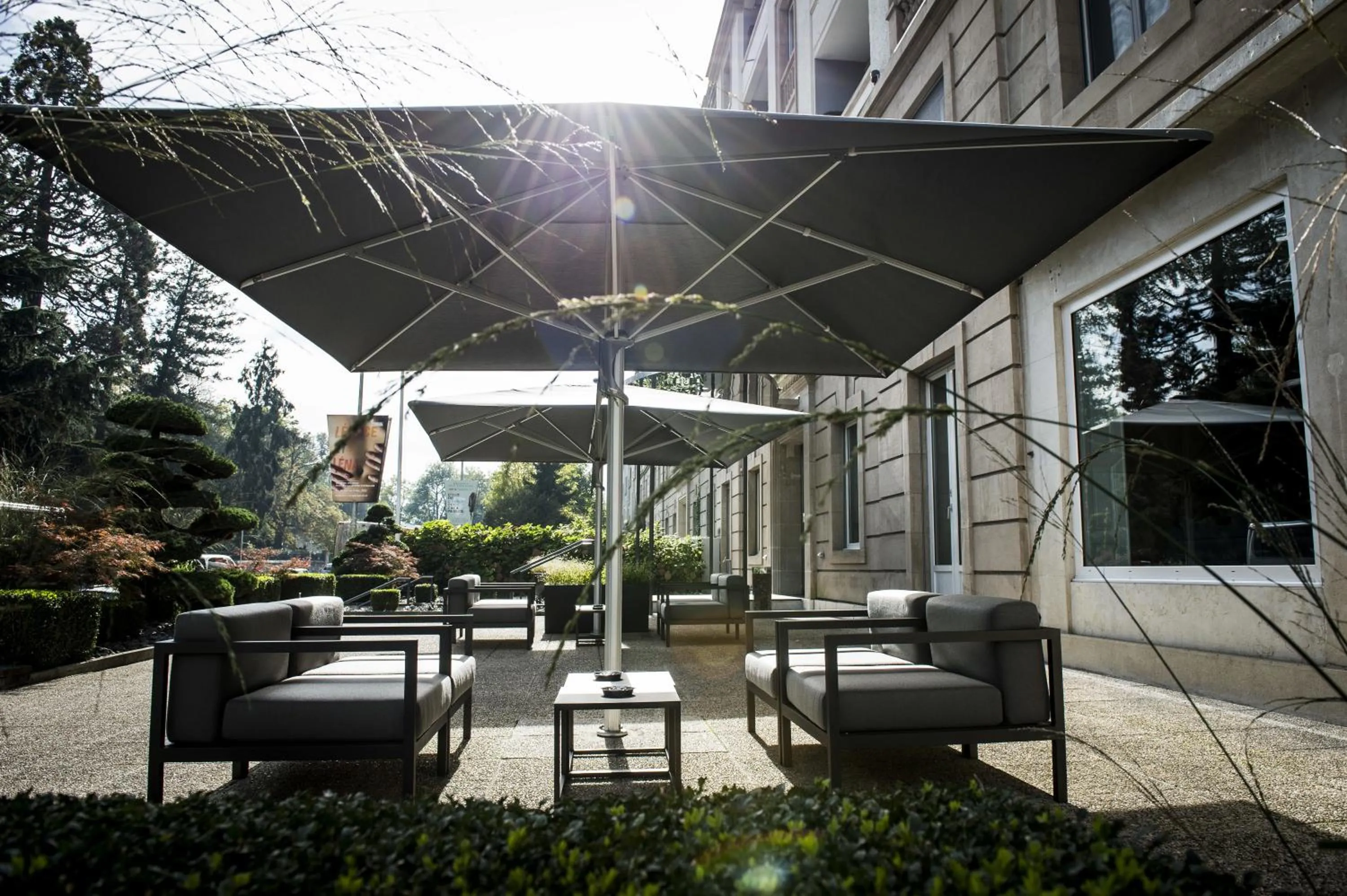 Patio in Hotel Mon Repos