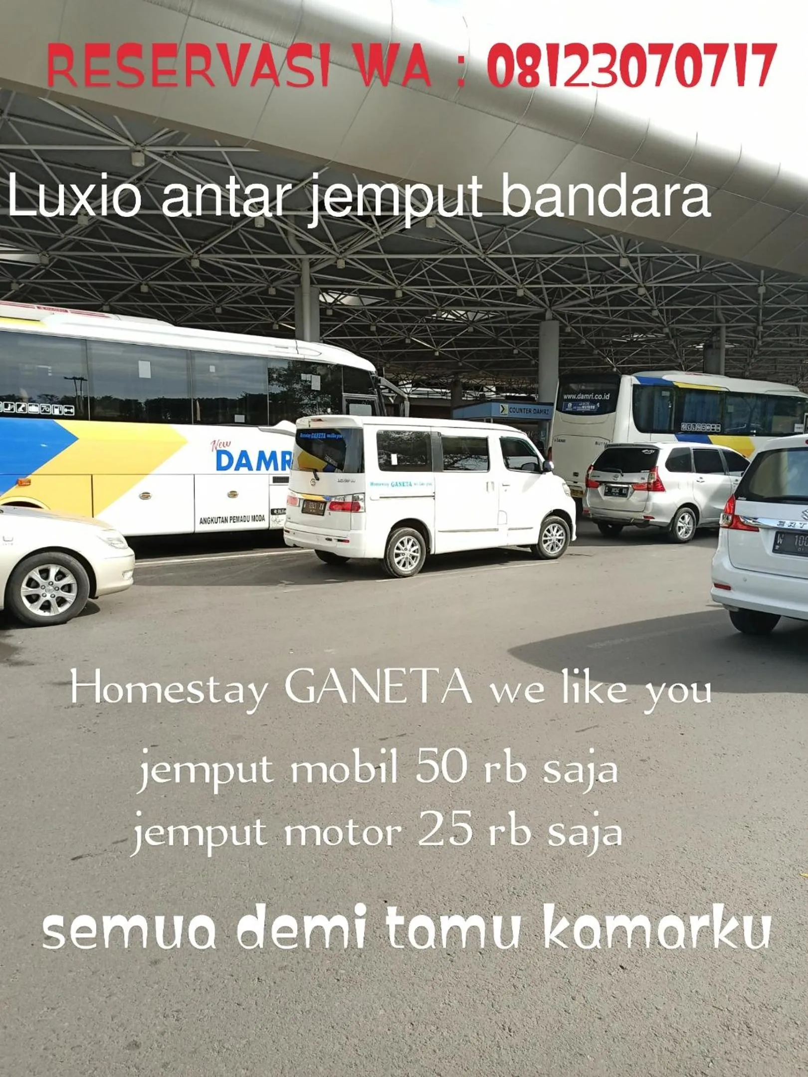 shuttle in Ganeta Homestay Syariah