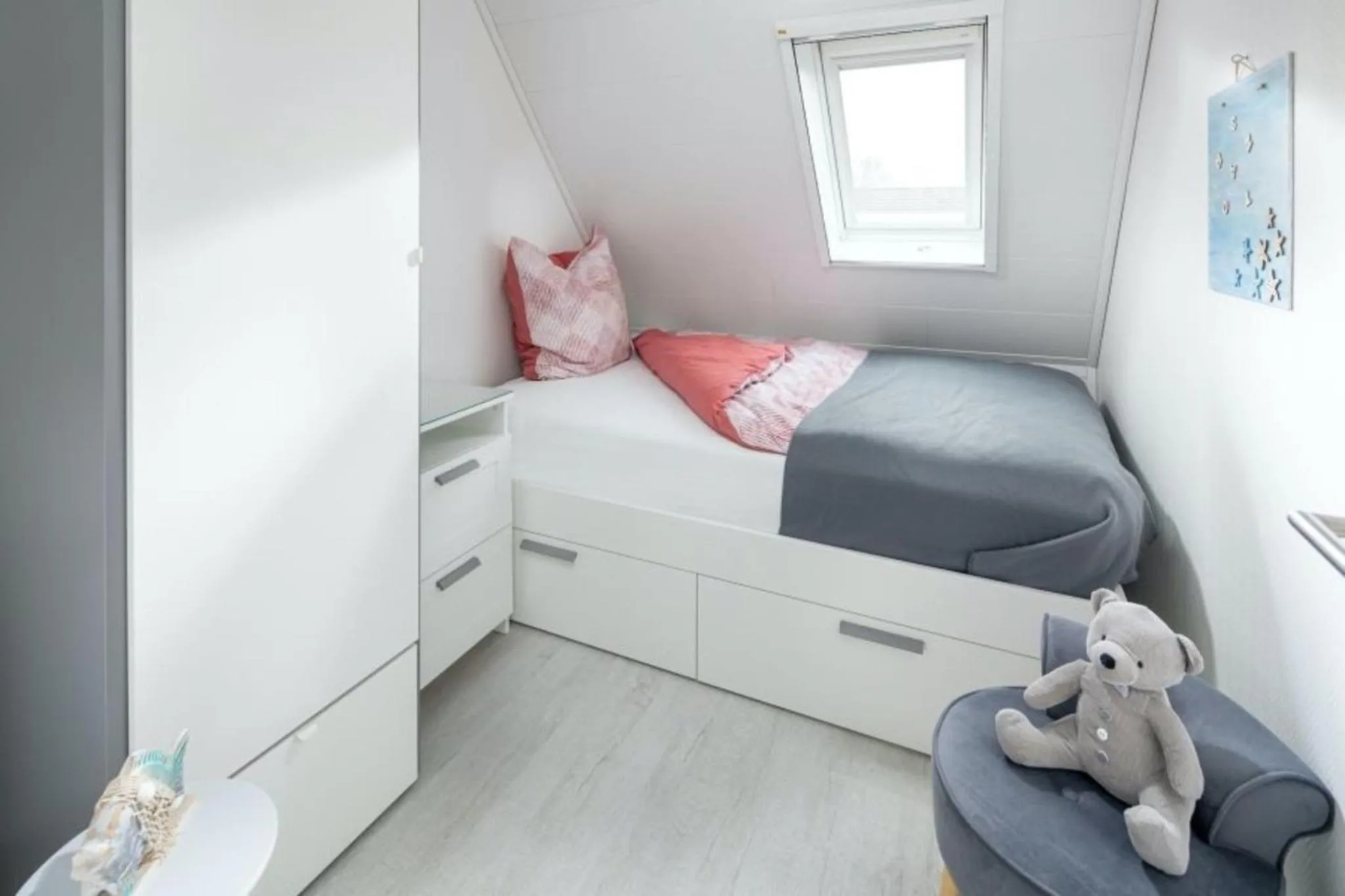 Bed in Skippers Cabin