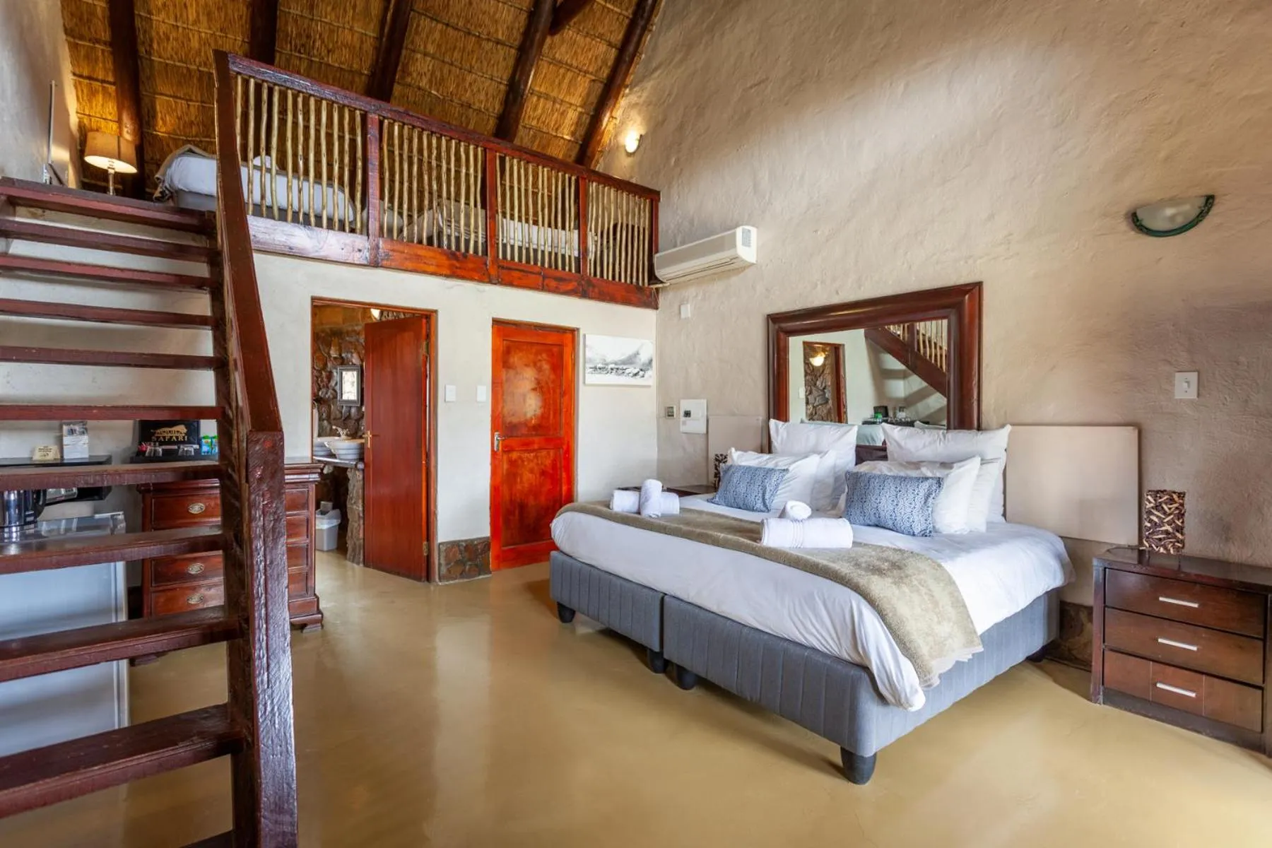 Bed in Aquila Private Game Reserve & Spa