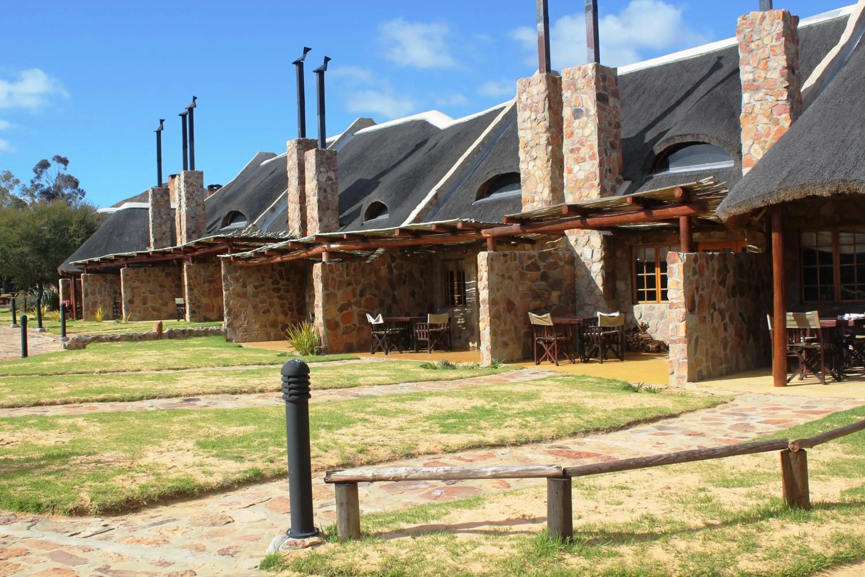 Patio in Aquila Private Game Reserve & Spa