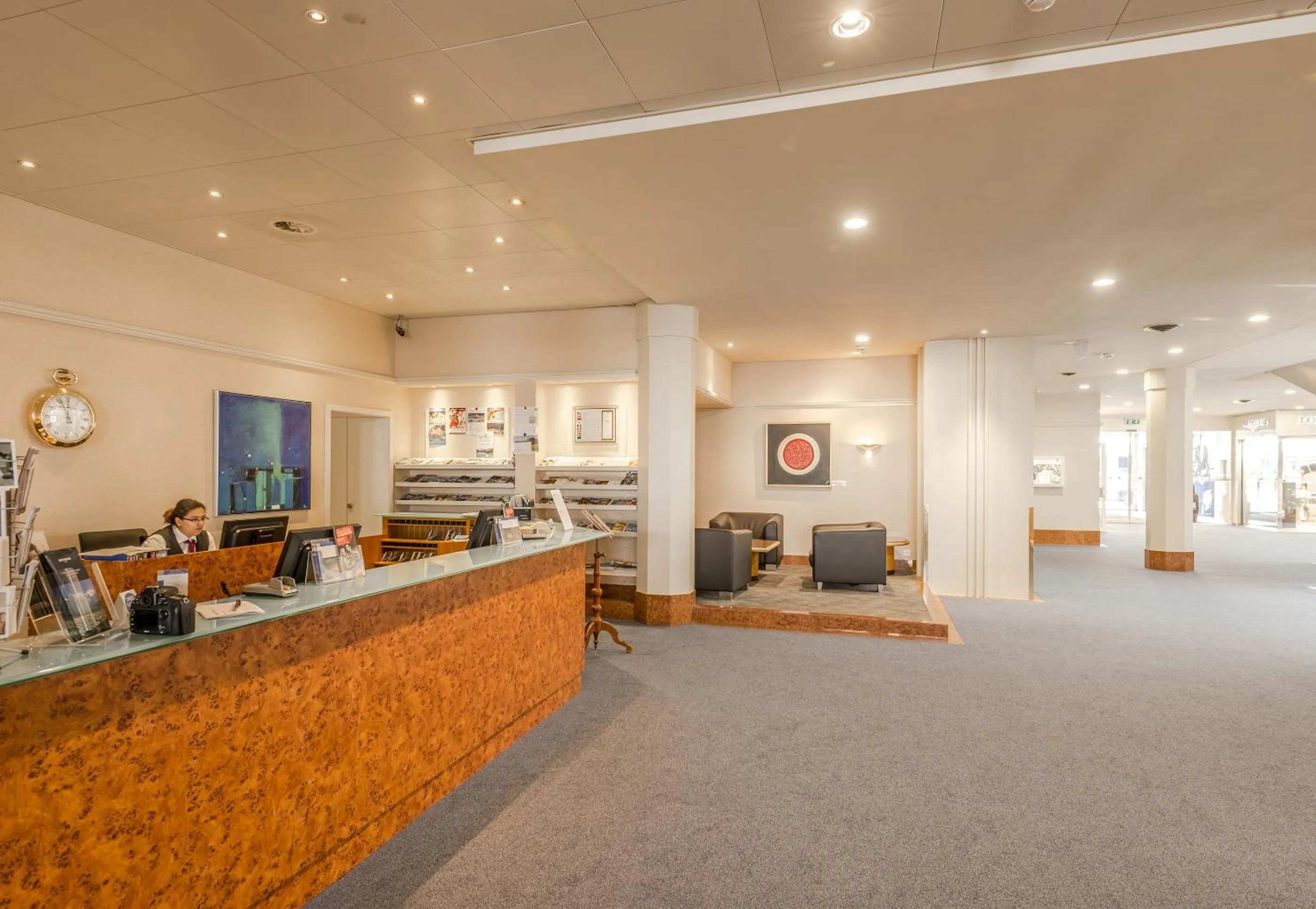 Lobby or reception in Hotel Metropole Interlaken