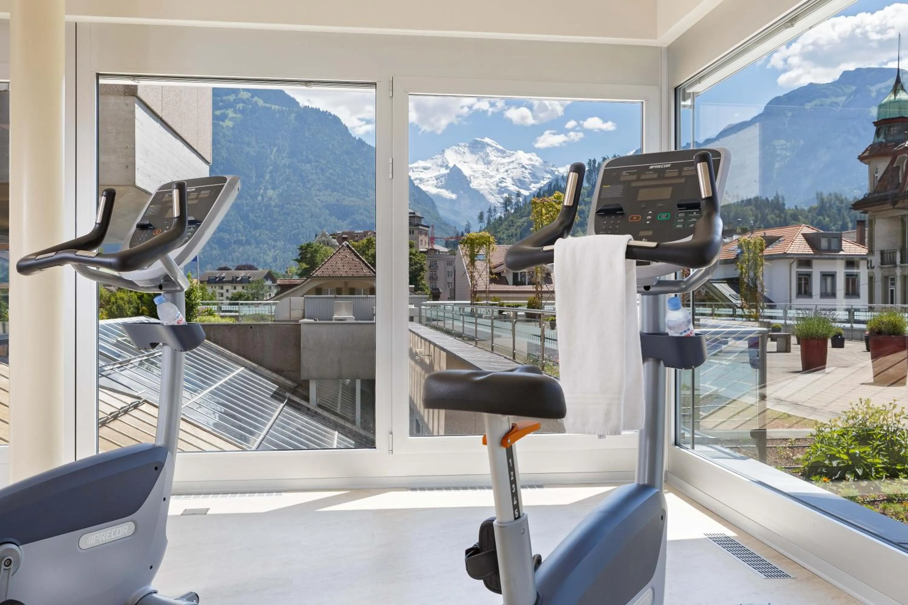 Fitness centre/facilities in Hotel Metropole Interlaken