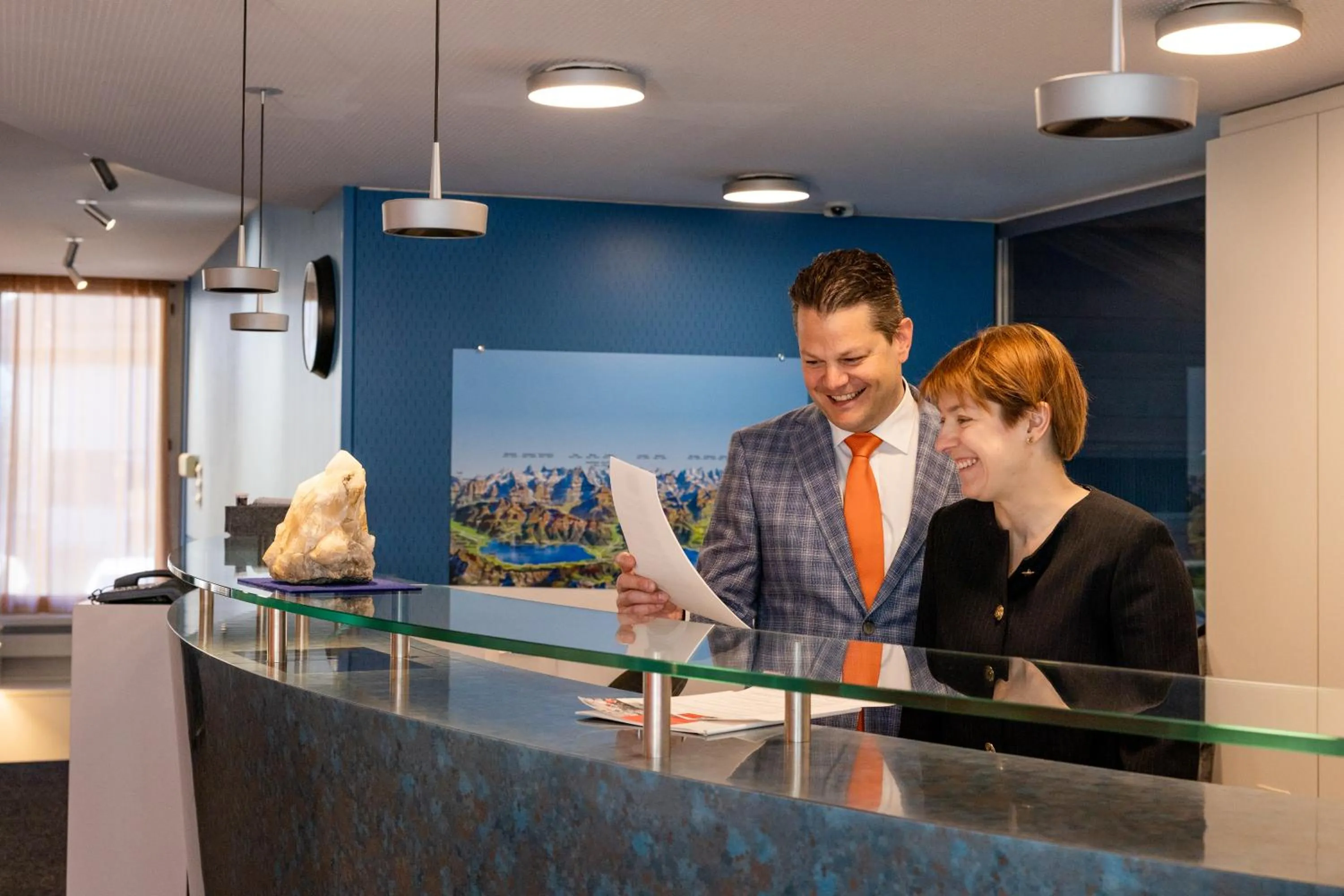 Lobby or reception in Stella Swiss Quality Hotel