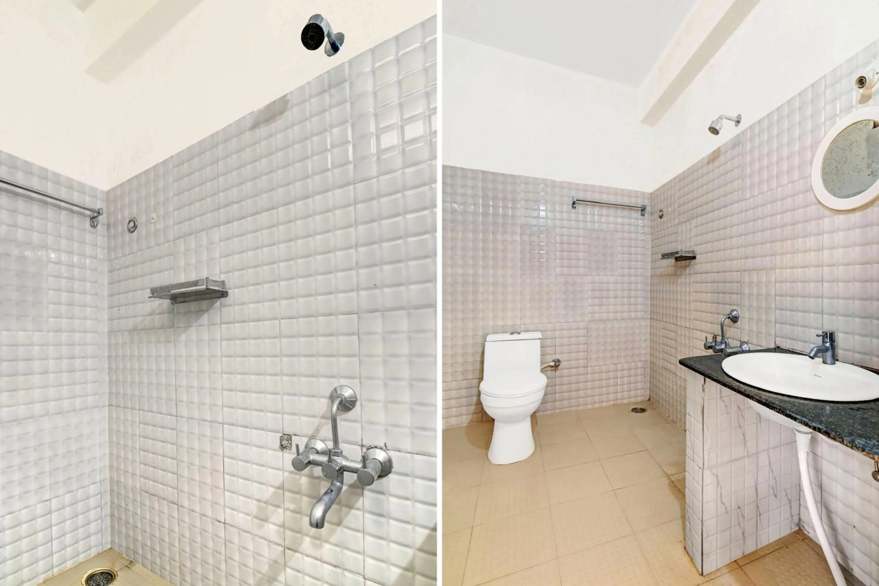 Bathroom in Super Collection O Madikeri City Center Near KSRTC Bus Stand Coorg Formerly Hotel Ragsys