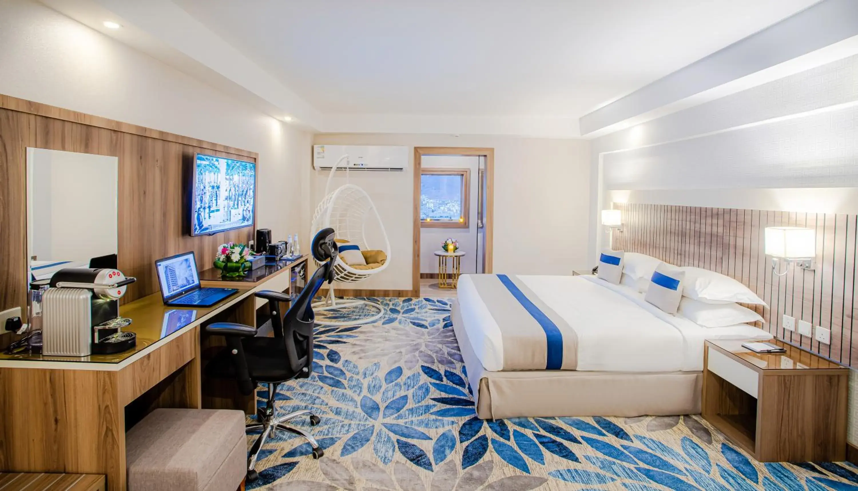 View (from property/room), Bed in Season Star Hotel Madinah View (from property/room), Bed in Season Star Hotel Madinah