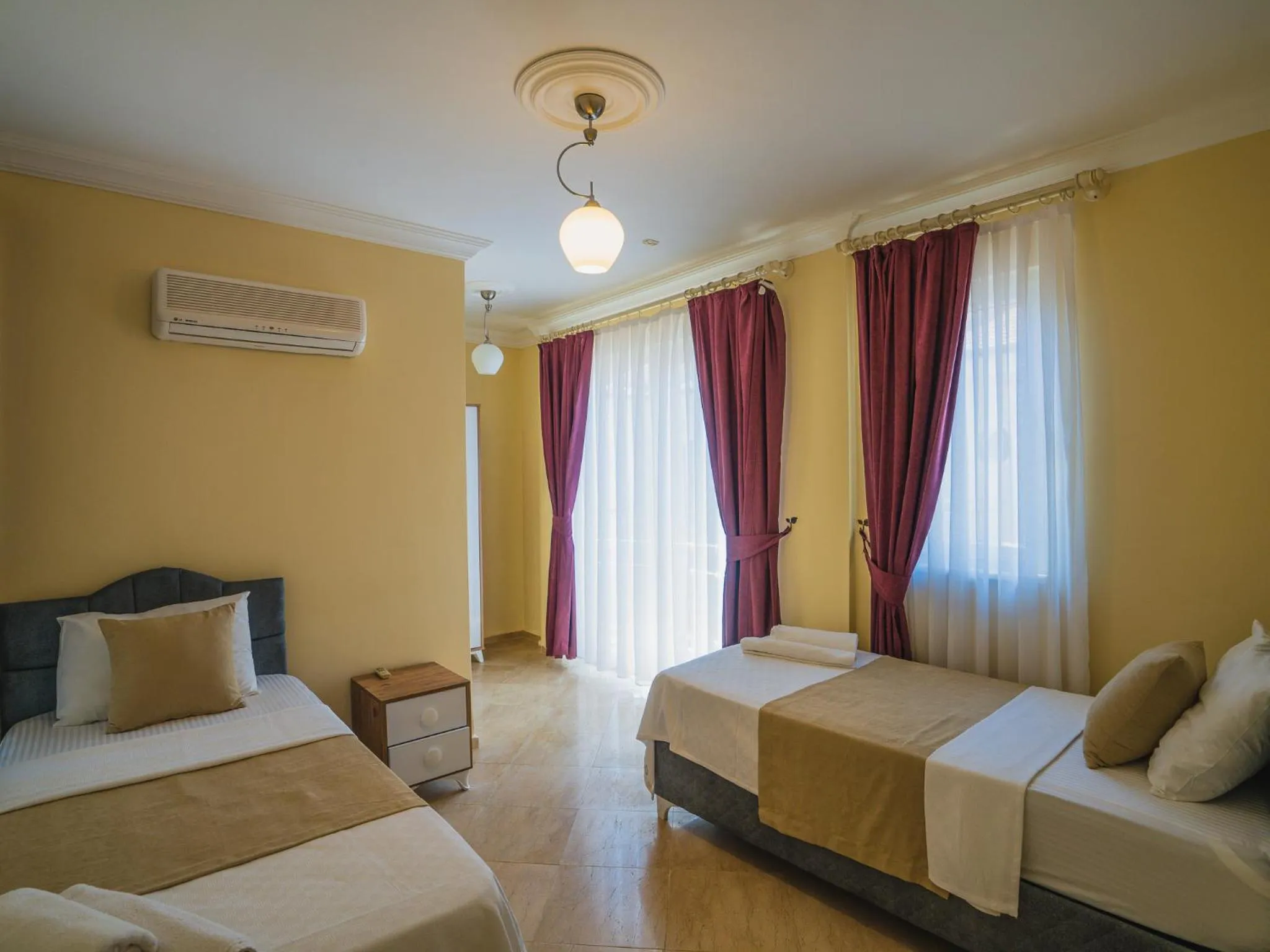 Bed in Sunset Beach Resort Aqua Lettings