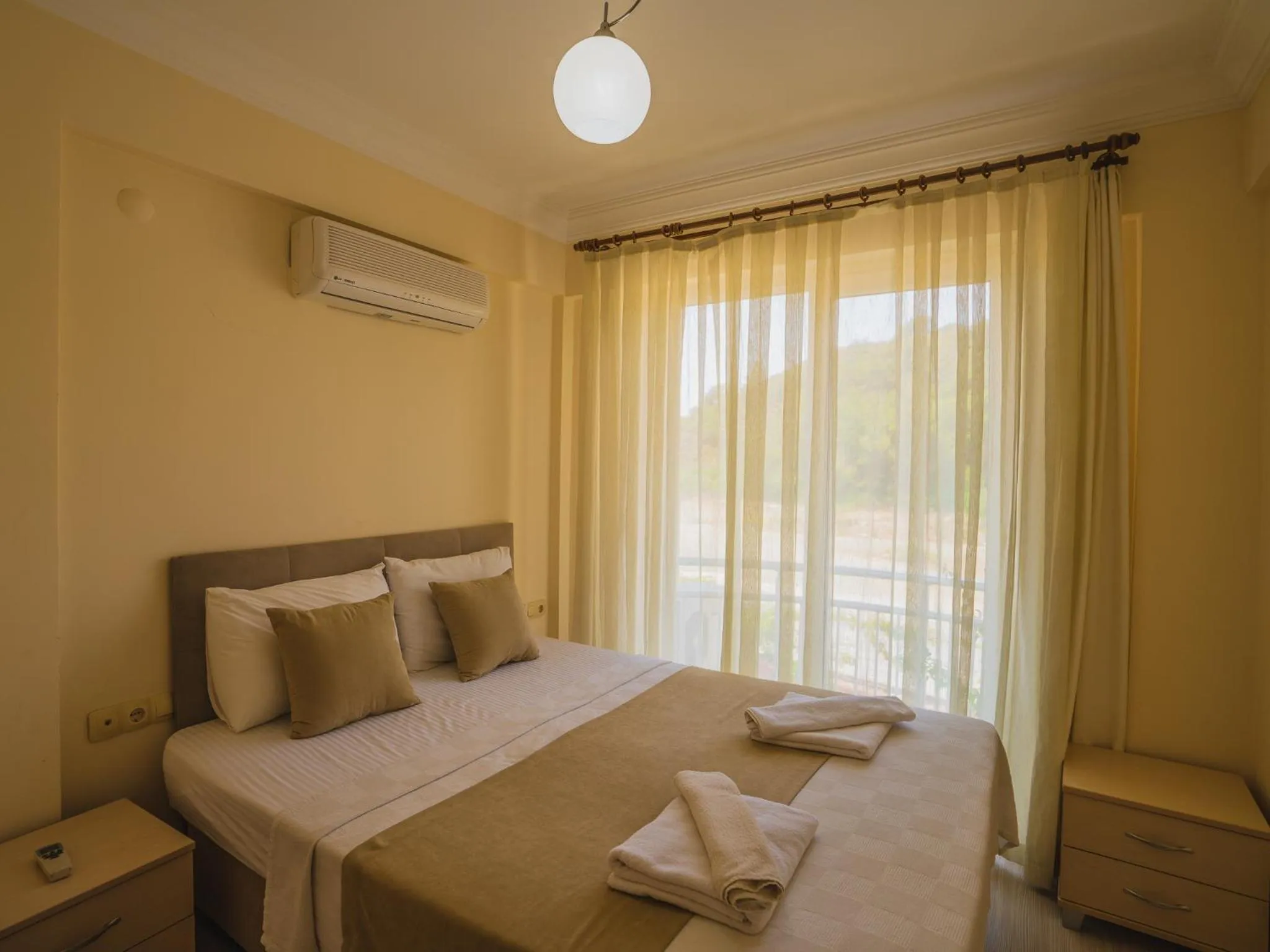 Bed in Sunset Beach Resort Aqua Lettings