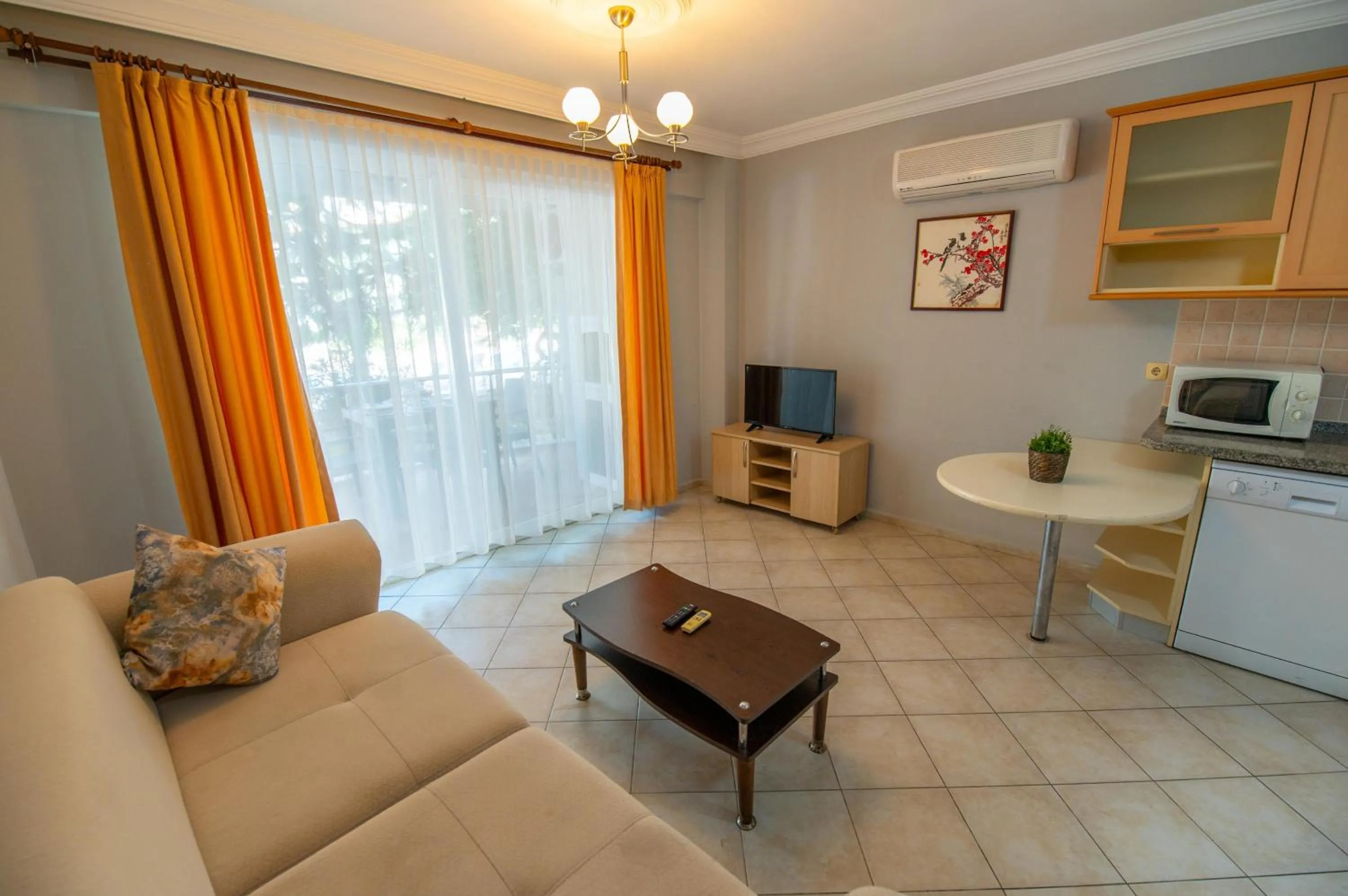 Living room in Sunset Beach Resort Aqua Lettings