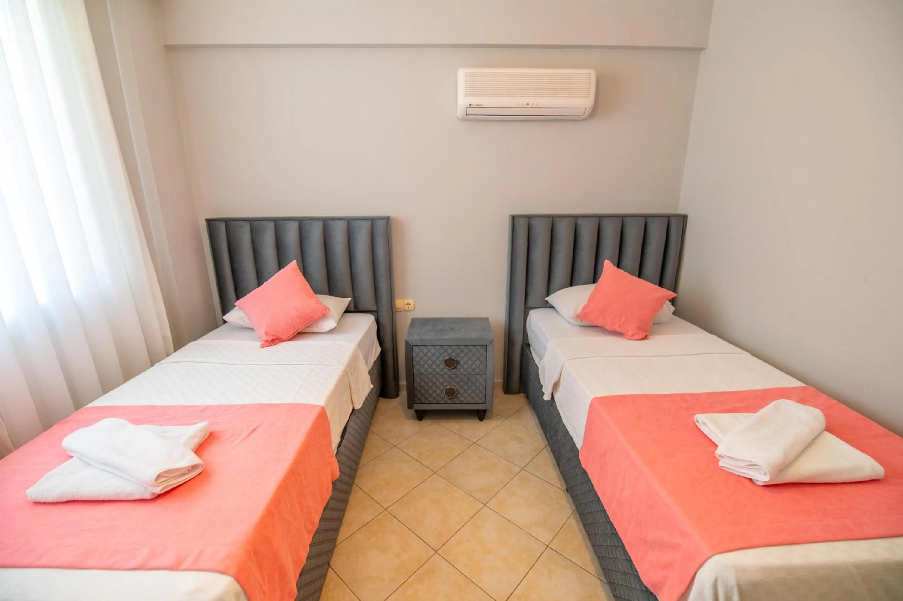 Bed in Sunset Beach Resort Aqua Lettings