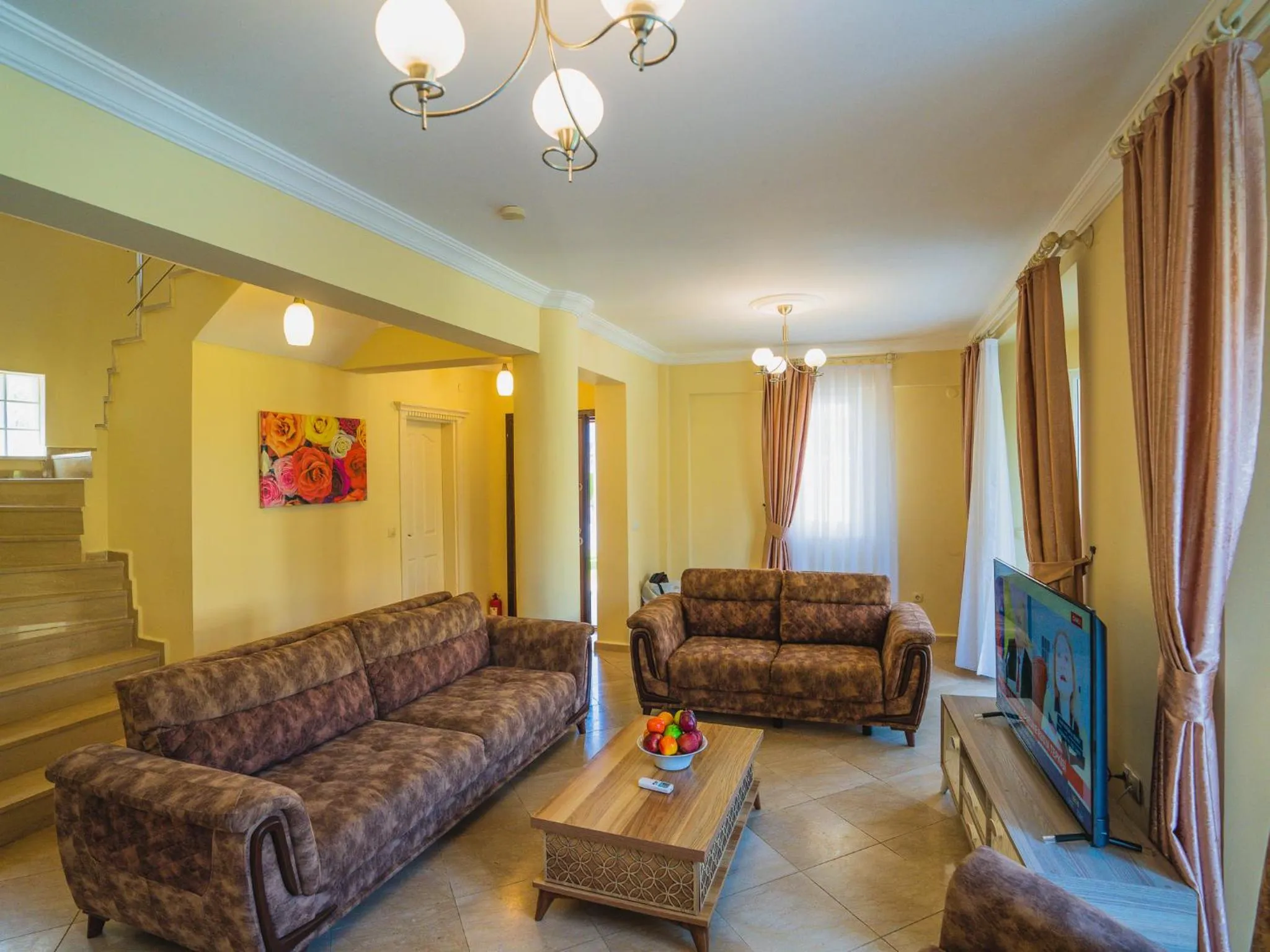 Living room in Sunset Beach Resort Aqua Lettings