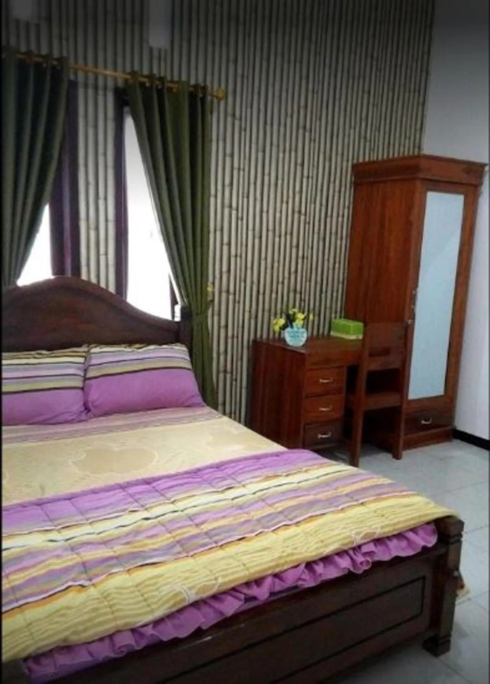 Bed in Villa Asri