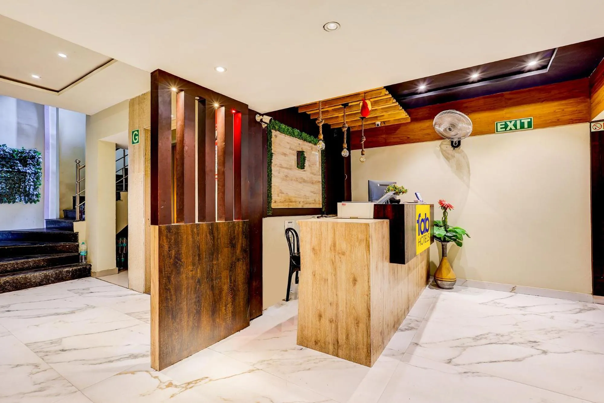 Lobby or reception in FabHotel Alfa