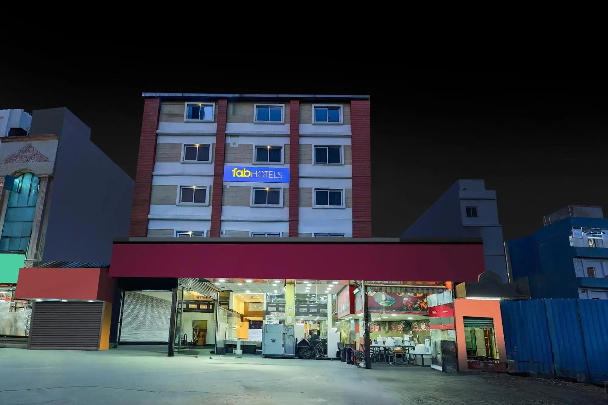 Property building in FabHotel Alfa Property building in FabHotel Alfa