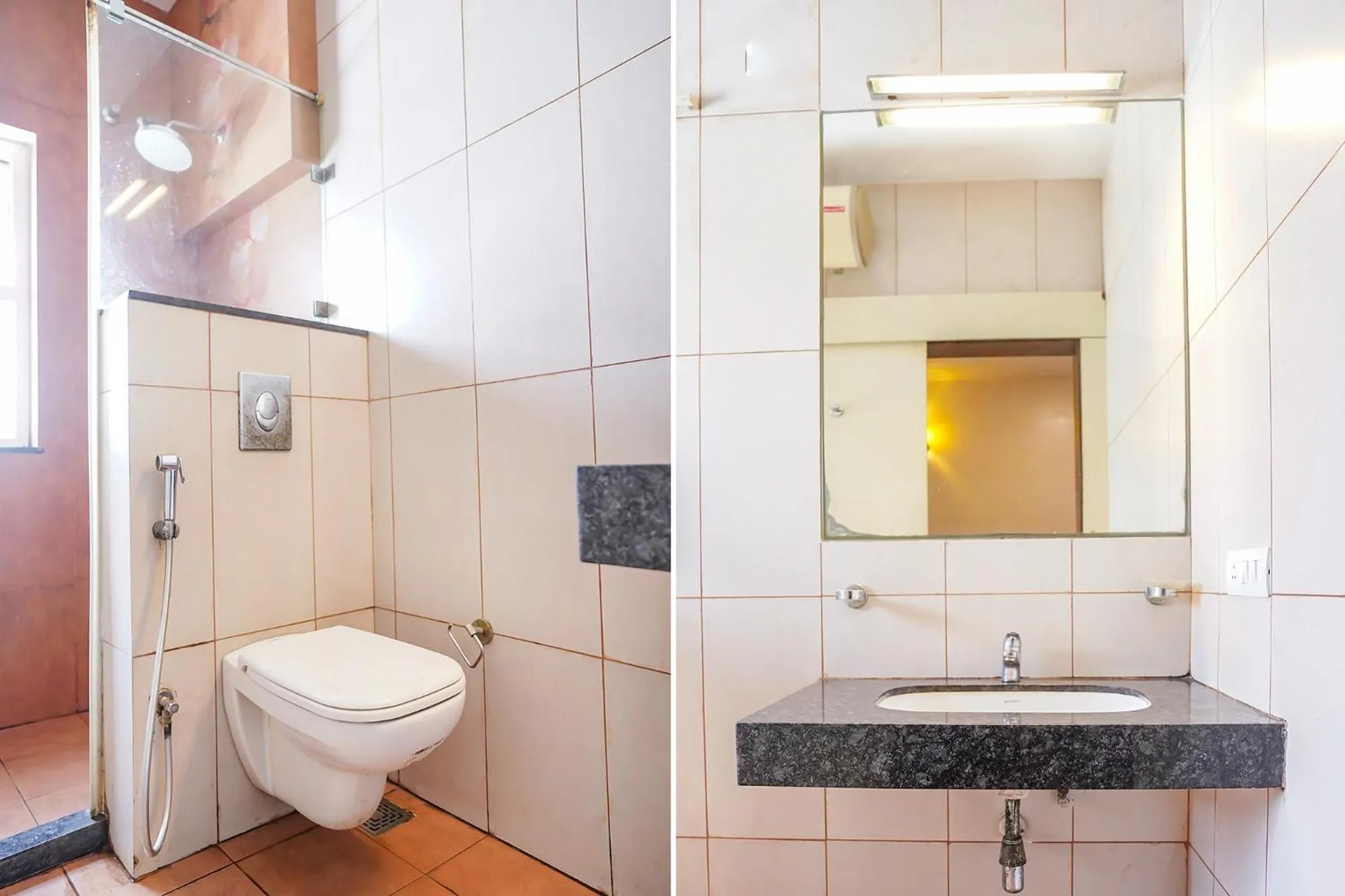 Bathroom in FabHotel Home Tree Service Apartment - Nr Anna Tower