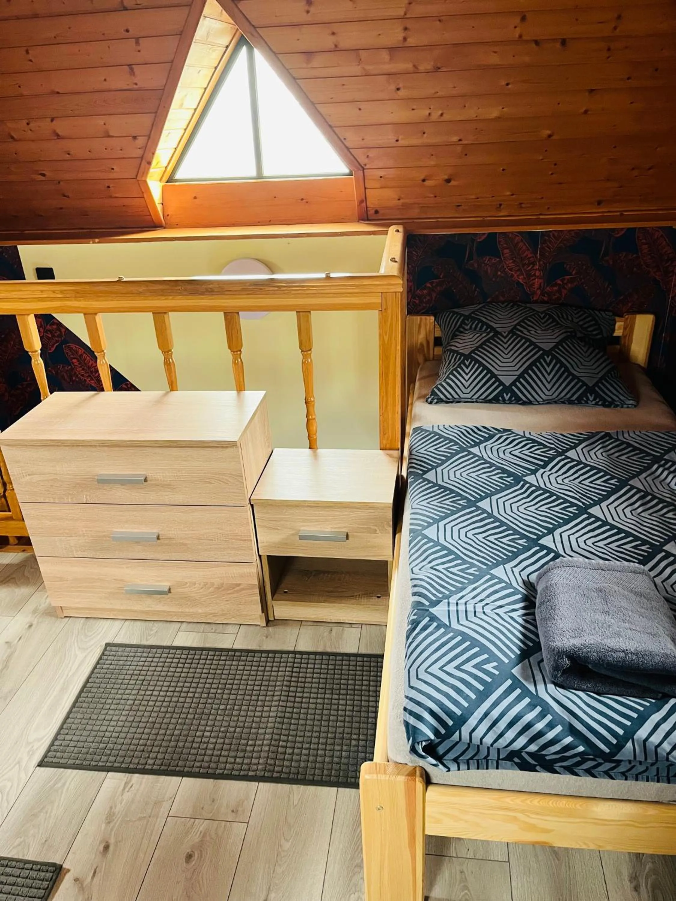 Bed in Termál Apartmanház