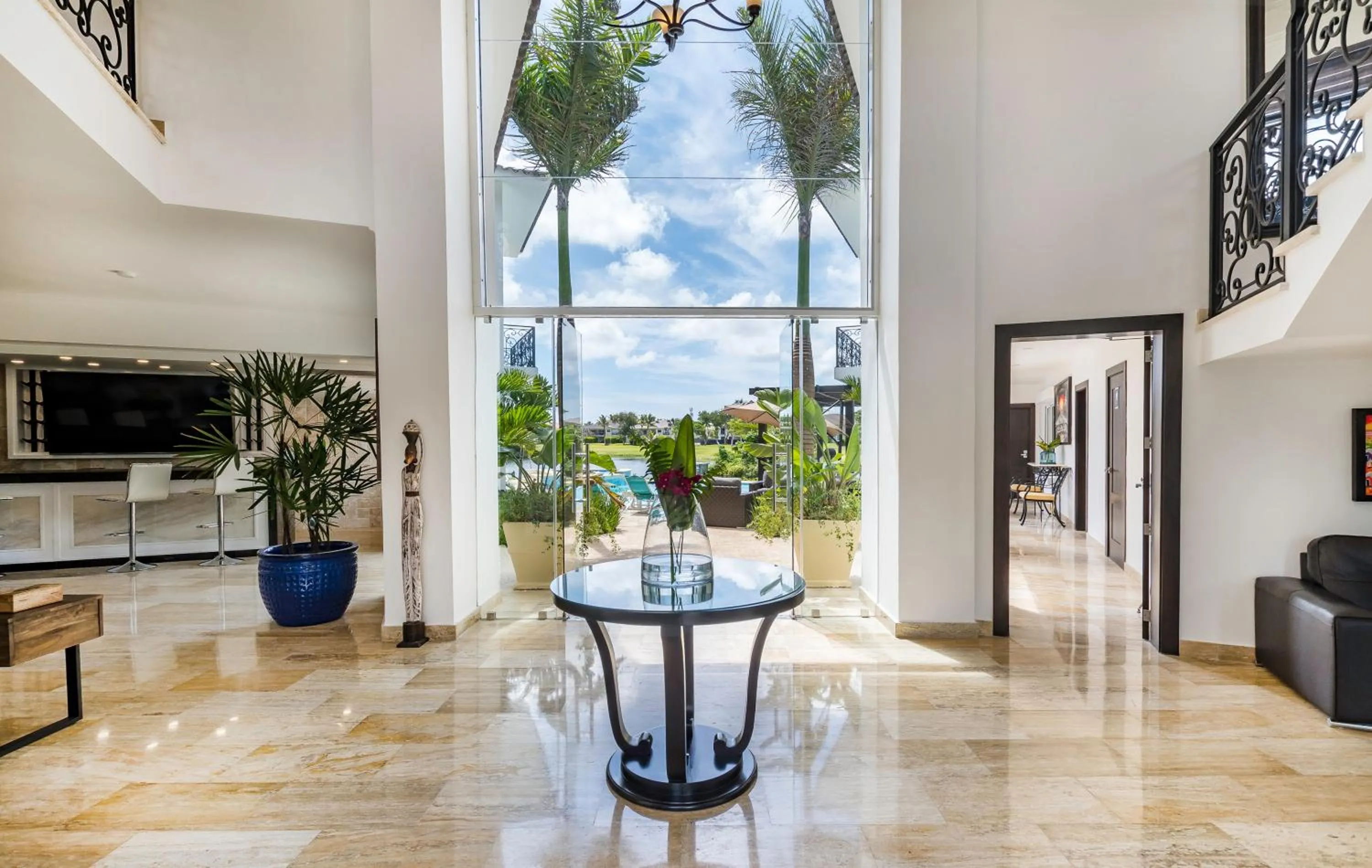 Patio in Amazing Private Villa with Chef and Maids