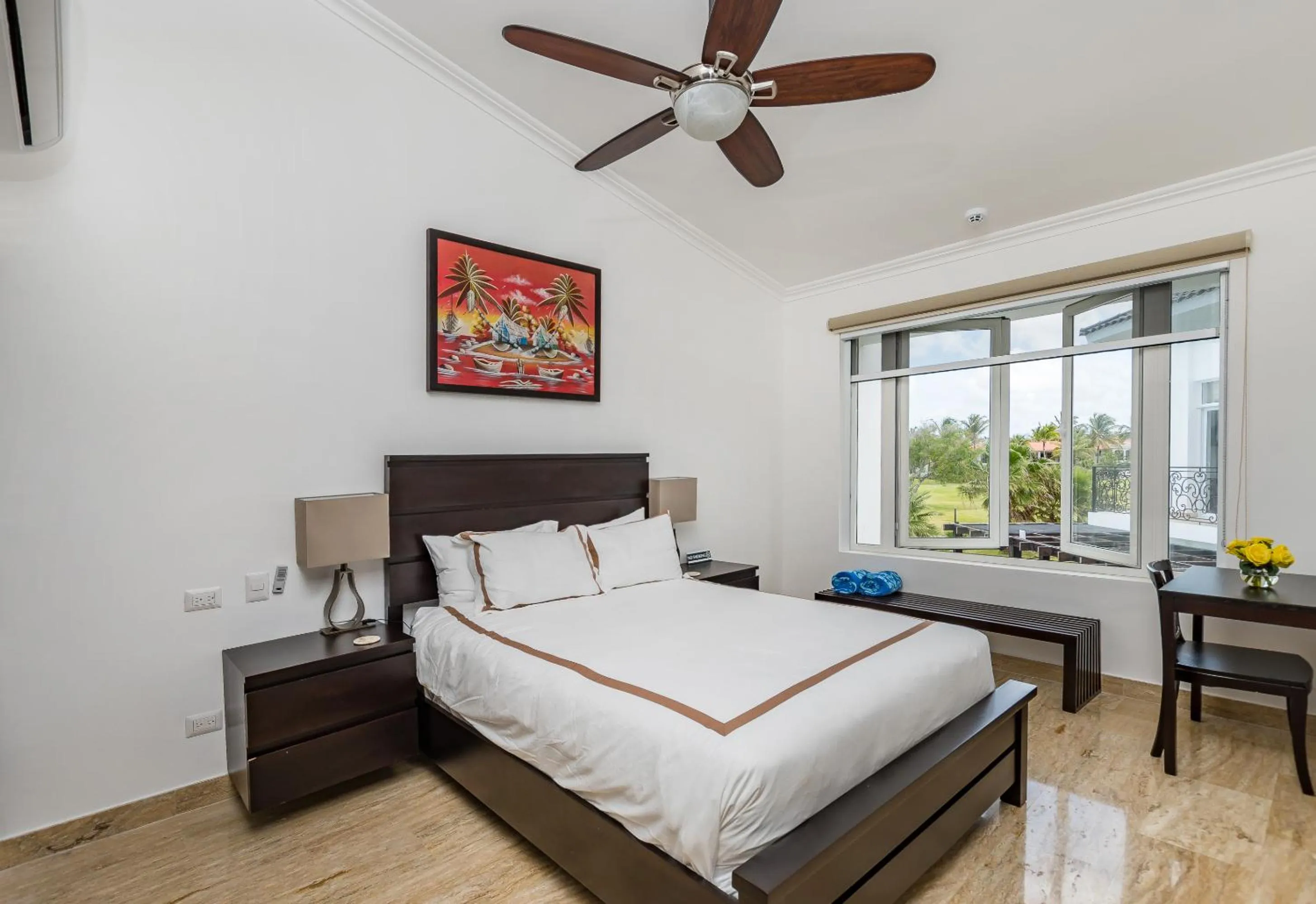 Bed in Amazing Private Villa with Chef and Maids