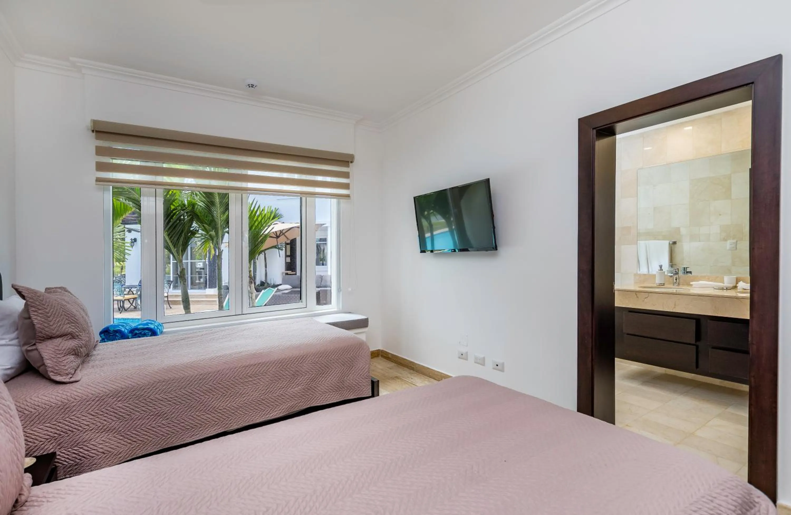 Bed in Amazing Private Villa with Chef and Maids