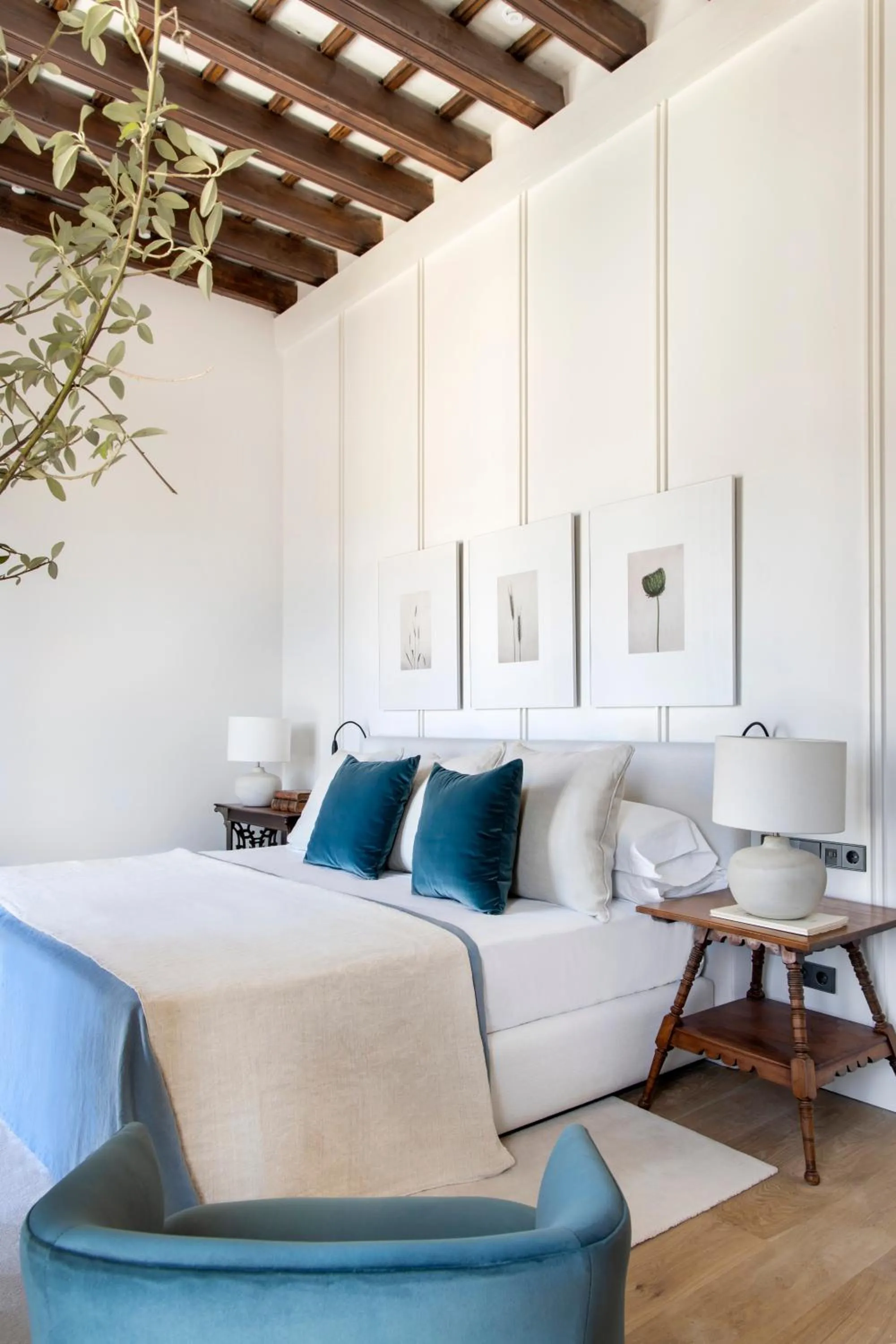 Bed in Hotel Bodega Tio Pepe