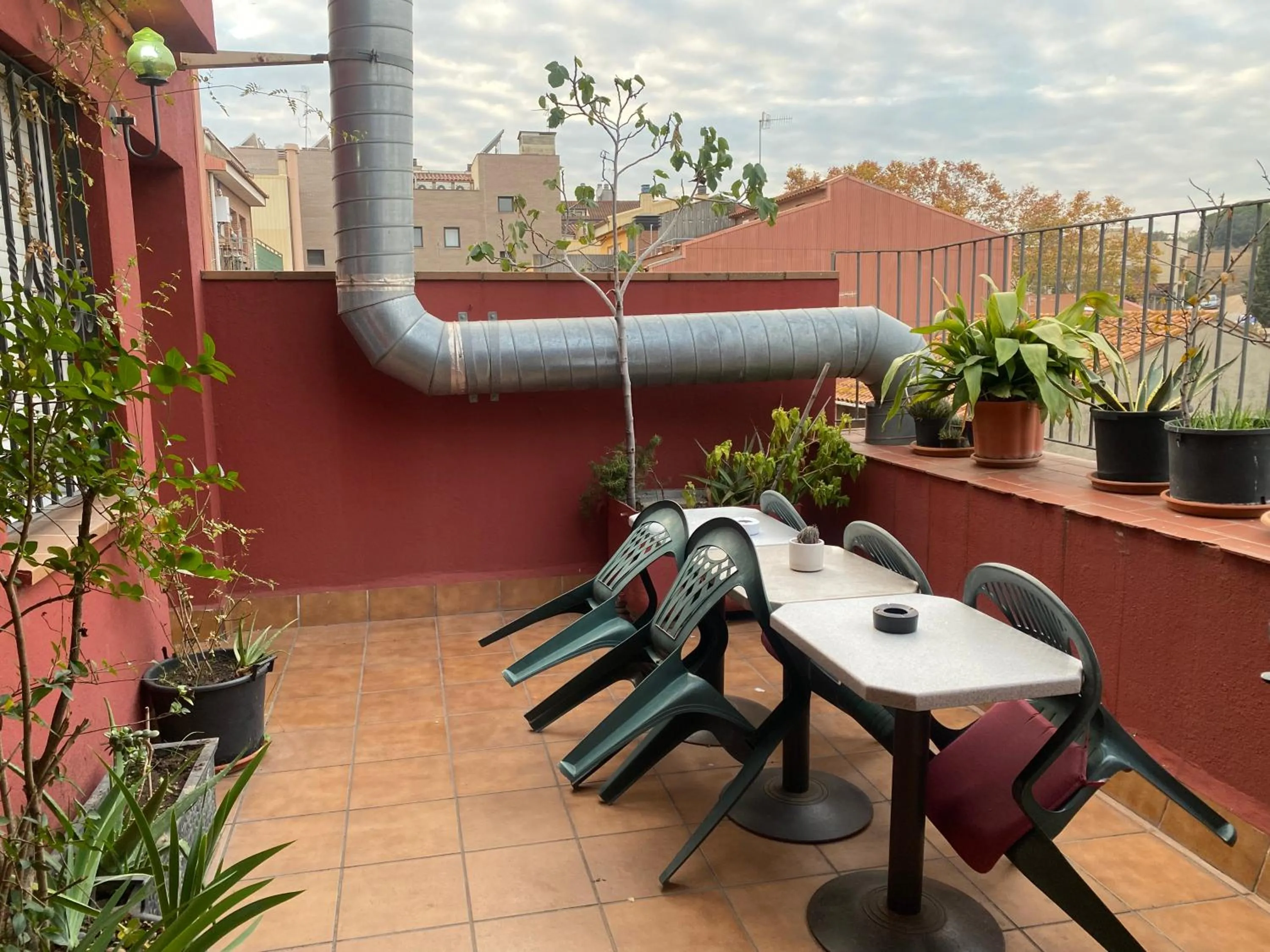 Balcony/Terrace in HOSTAL GALICIA CARDEDEU