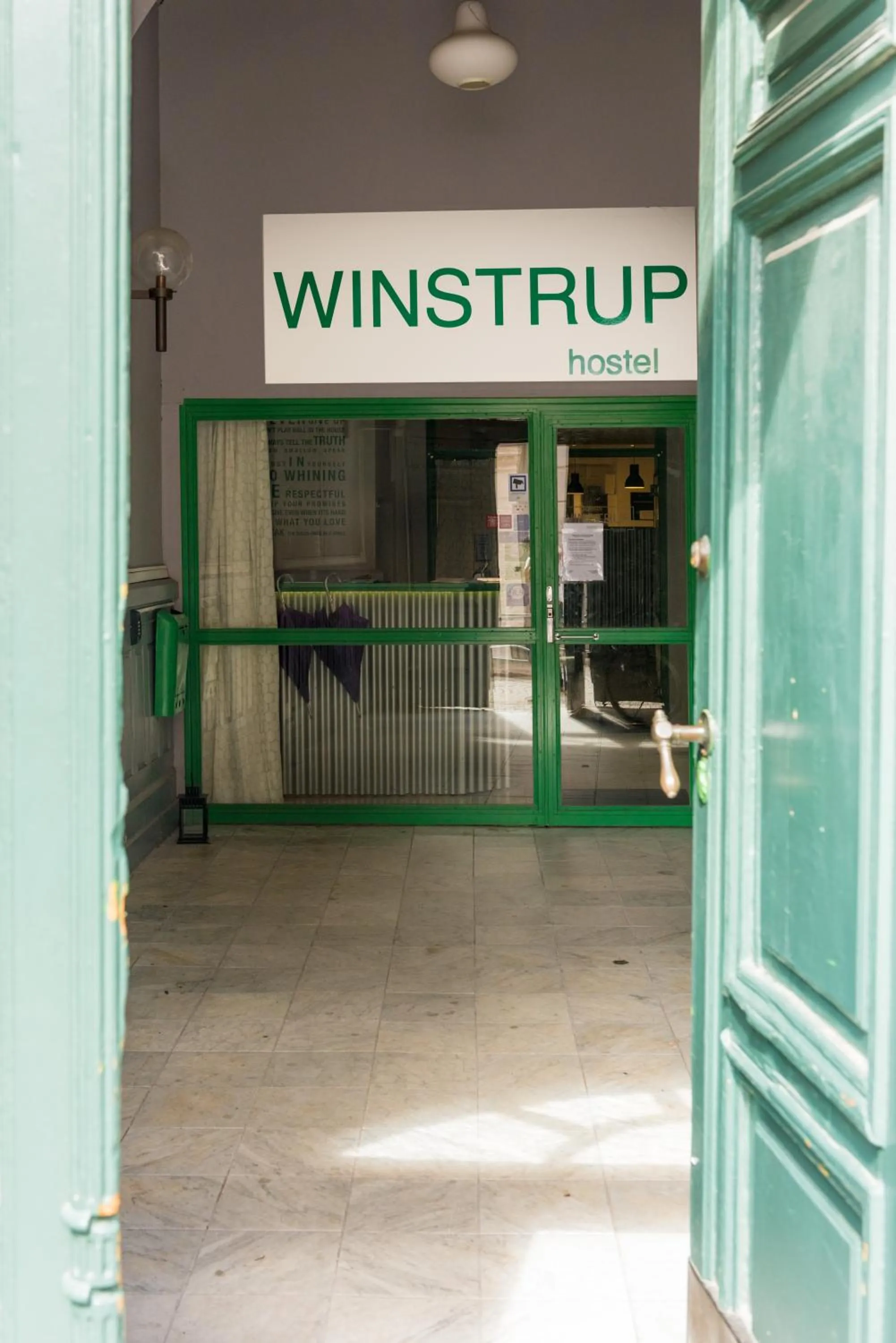 Facade/entrance in Winstrup Hostel