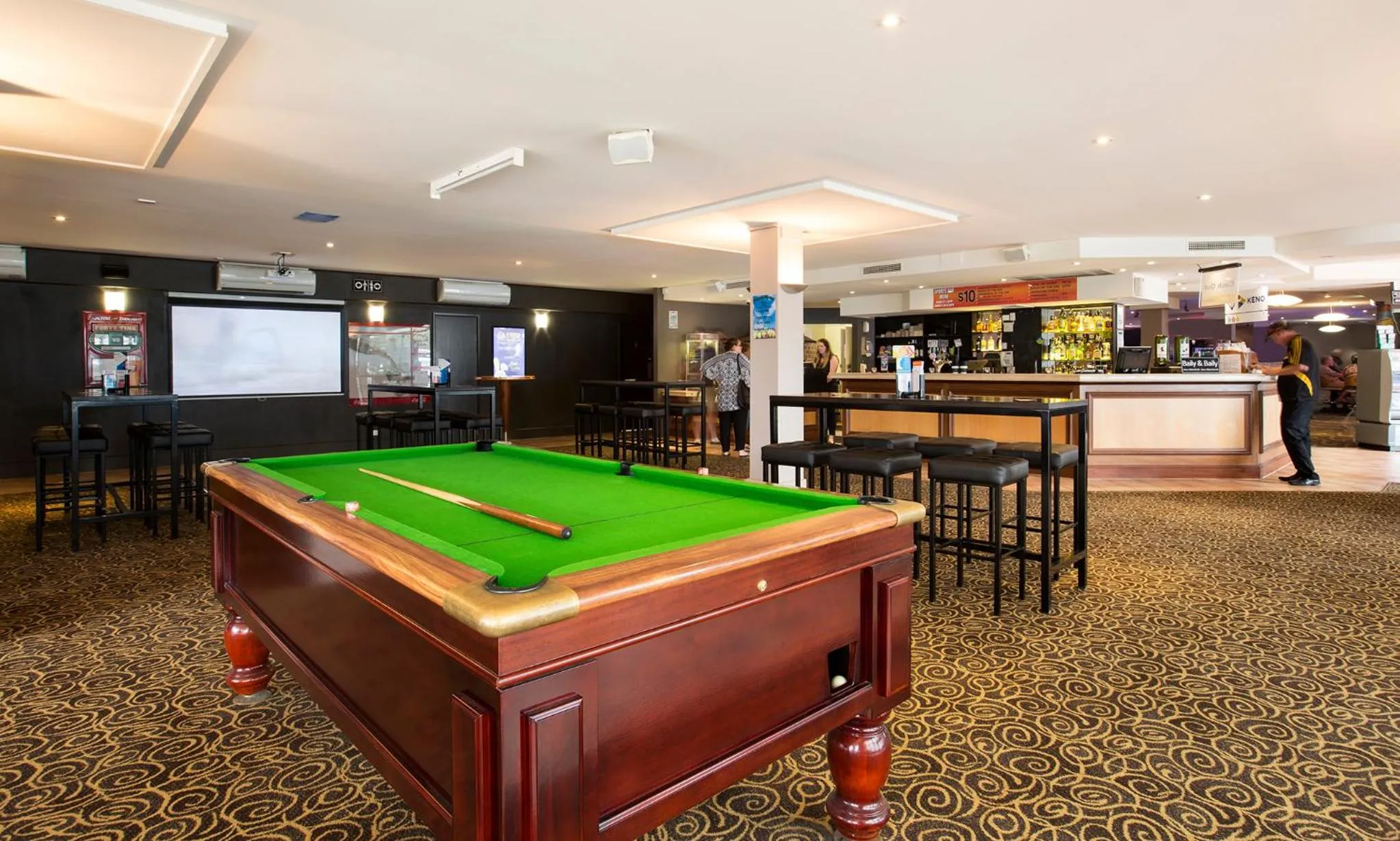 Billiard in Nightcap at Ferntree Gully Hotel Motel
