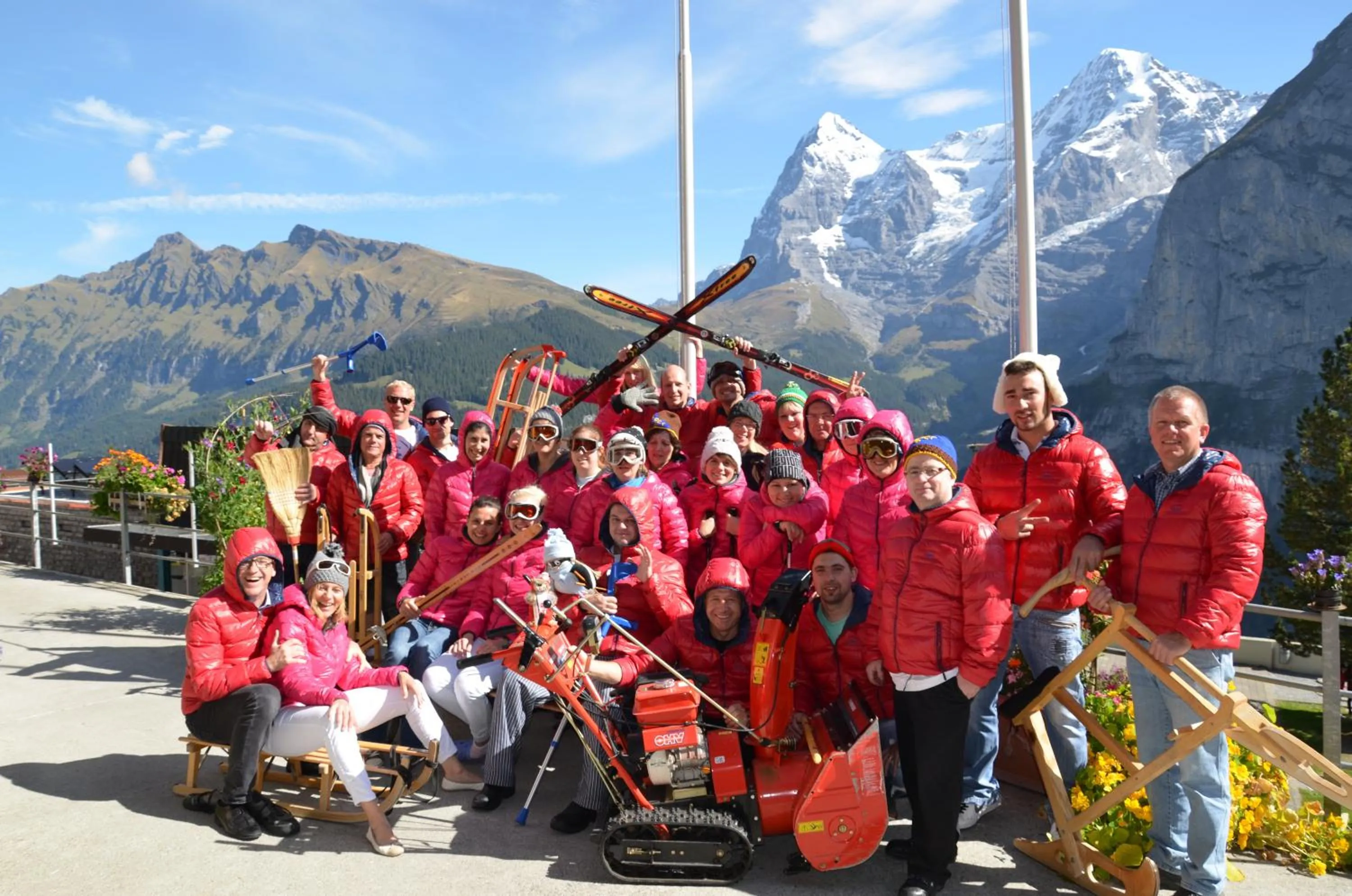 People in Eiger Mürren Swiss Quality Hotel