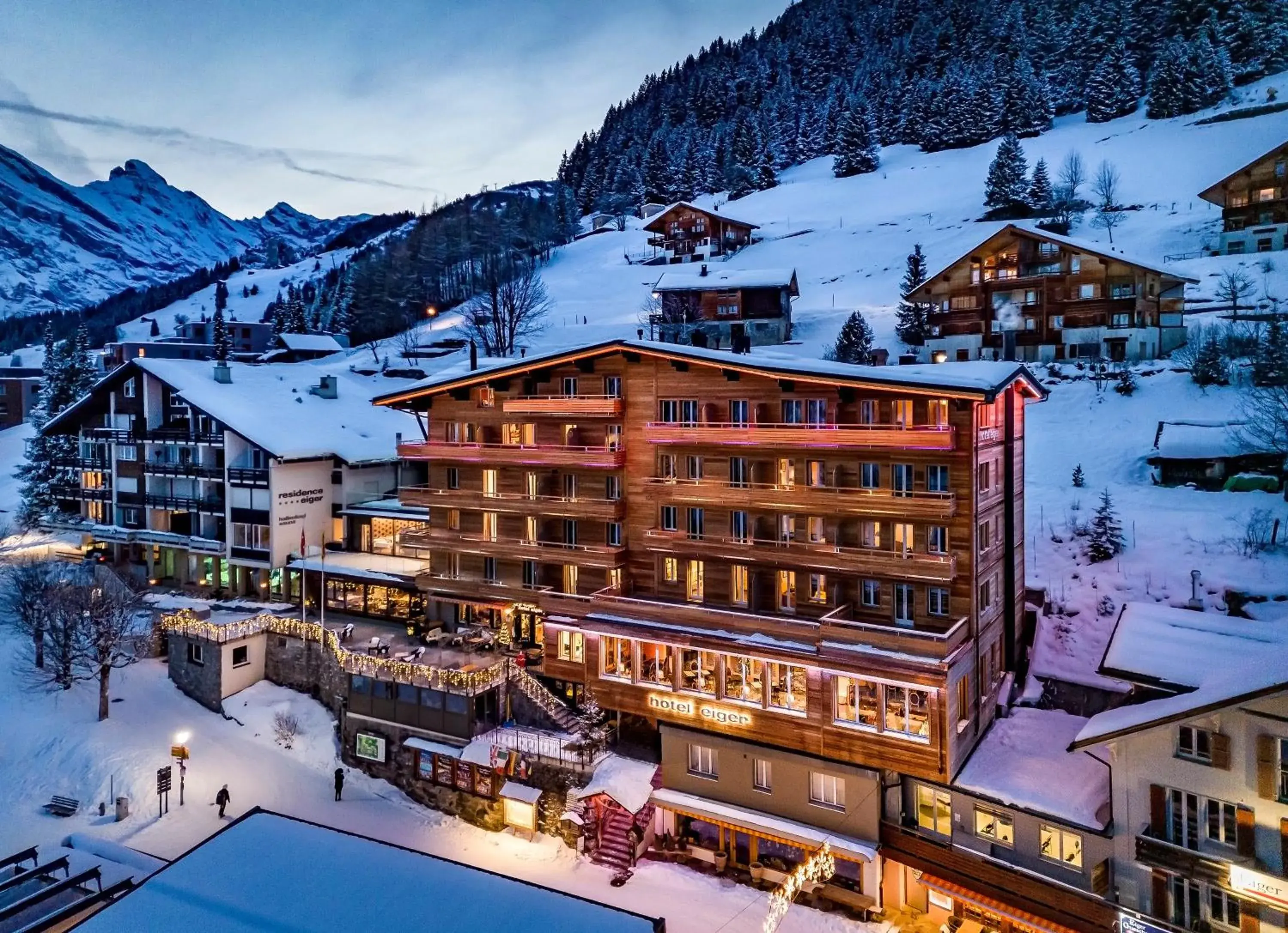 Property building in Eiger Mürren Swiss Quality Hotel Property building in Eiger Mürren Swiss Quality Hotel