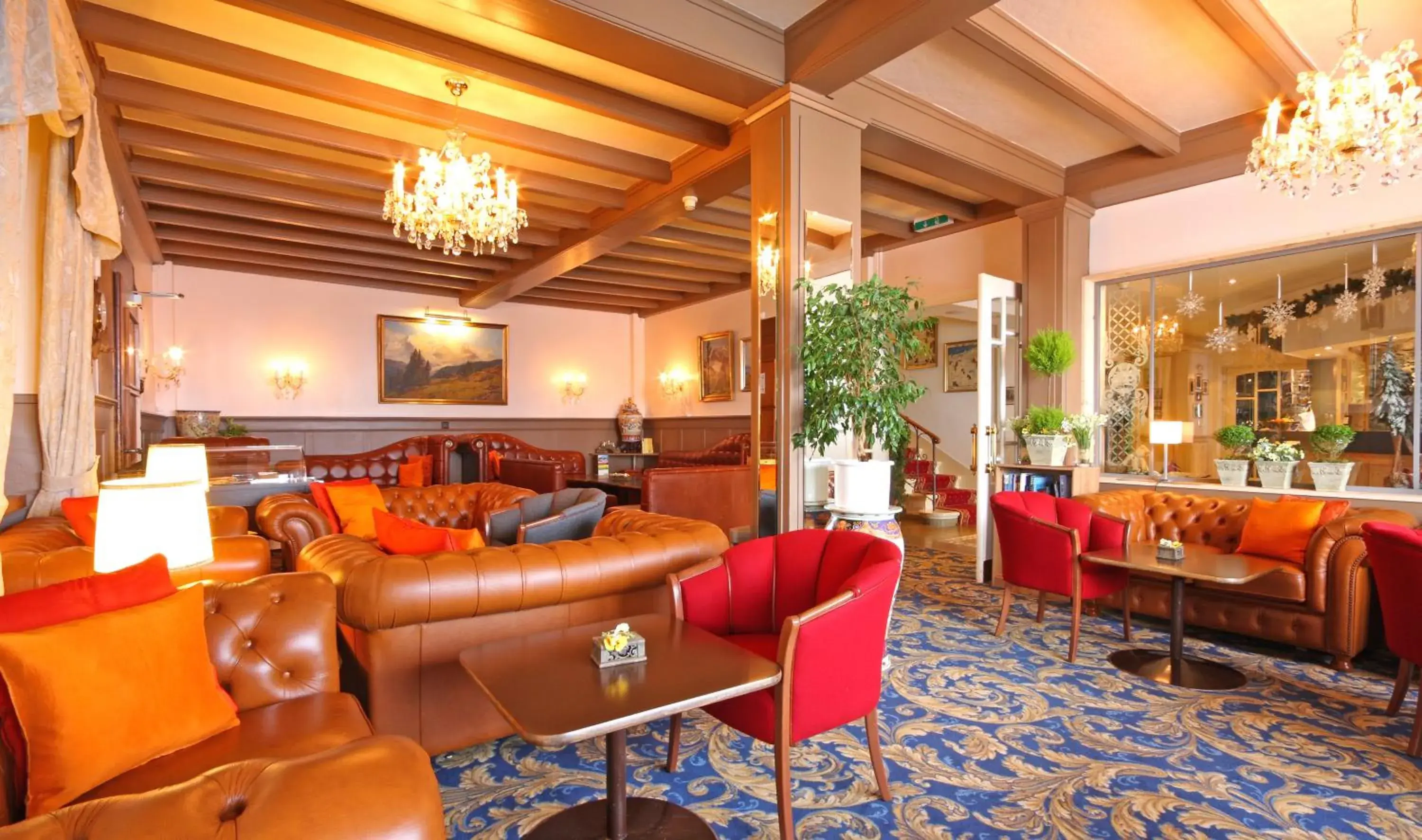 Lobby or reception in Eiger Mürren Swiss Quality Hotel Lobby or reception in Eiger Mürren Swiss Quality Hotel