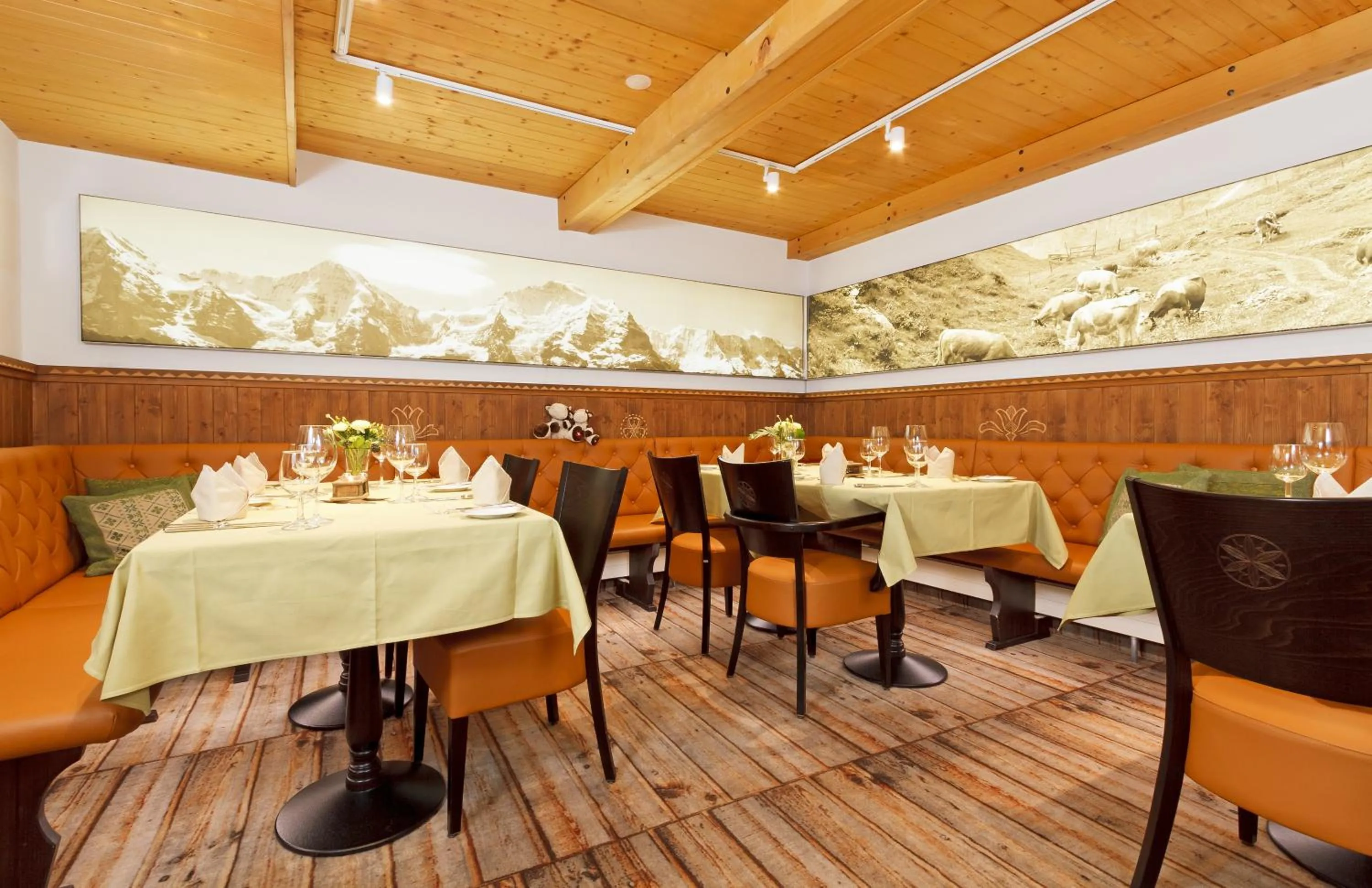 Restaurant/places to eat in Eiger Mürren Swiss Quality Hotel