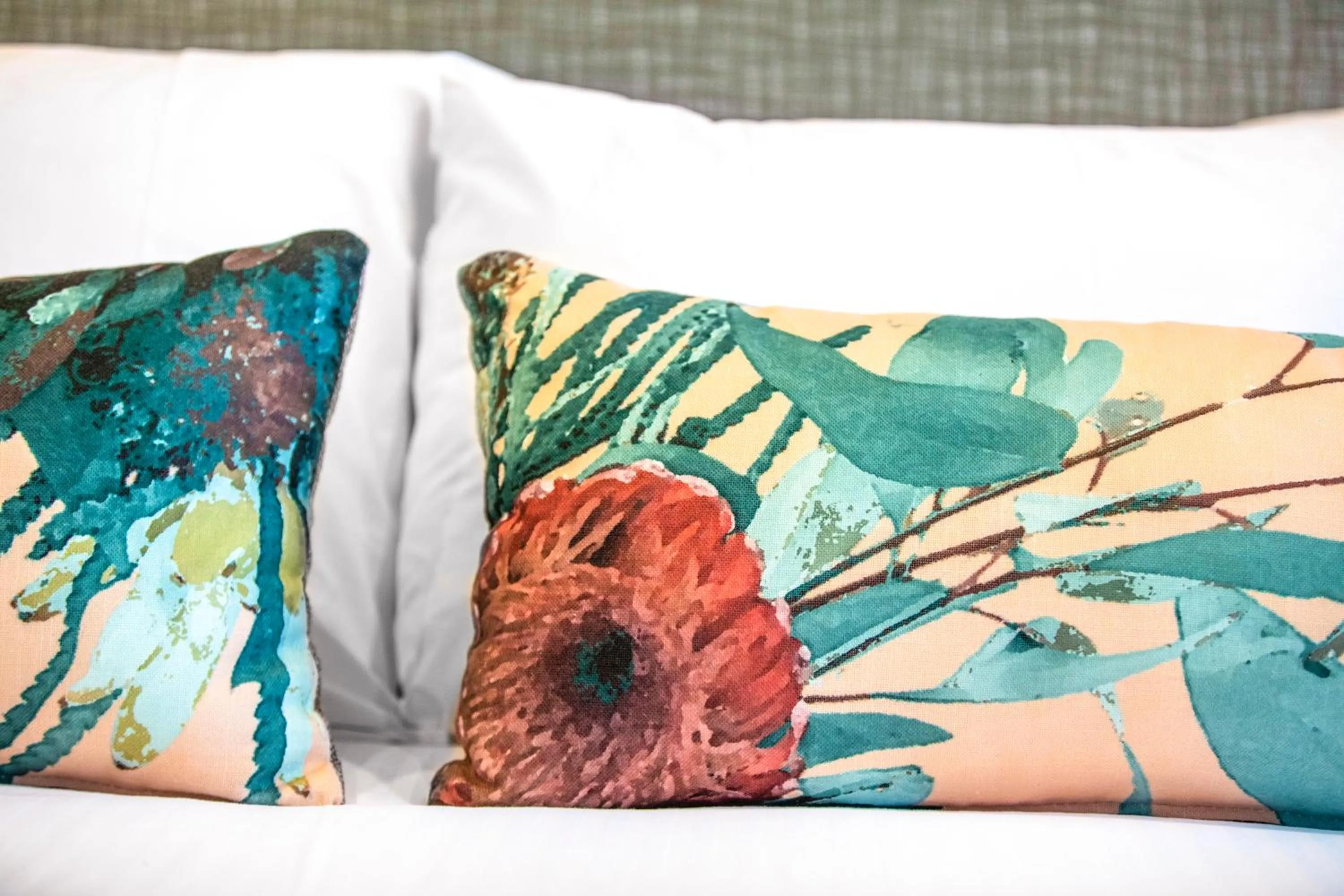 Decorative detail, Bed in Nightcap at Sandbelt Hotel