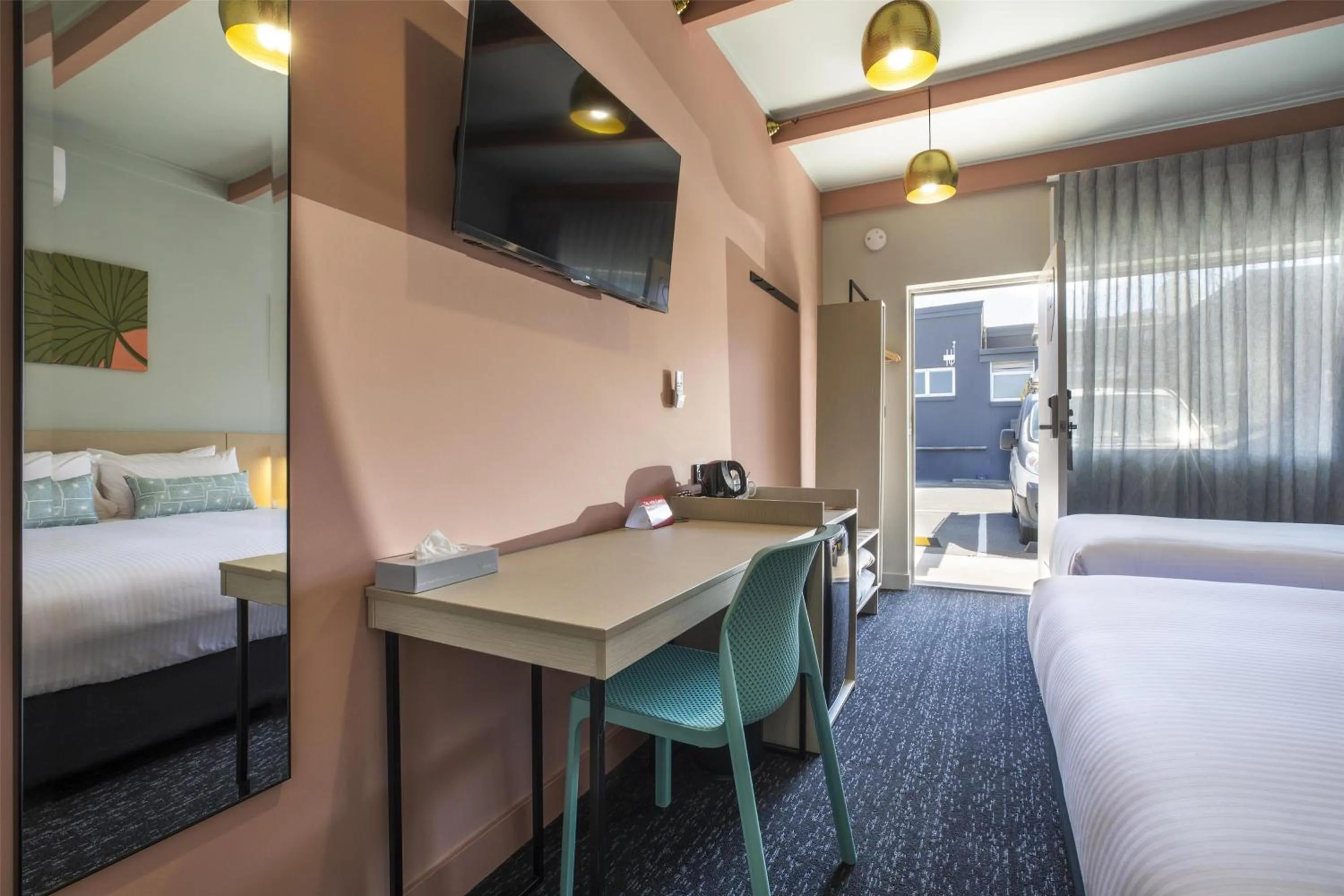 Bedroom, Bed in Nightcap at Sandbelt Hotel