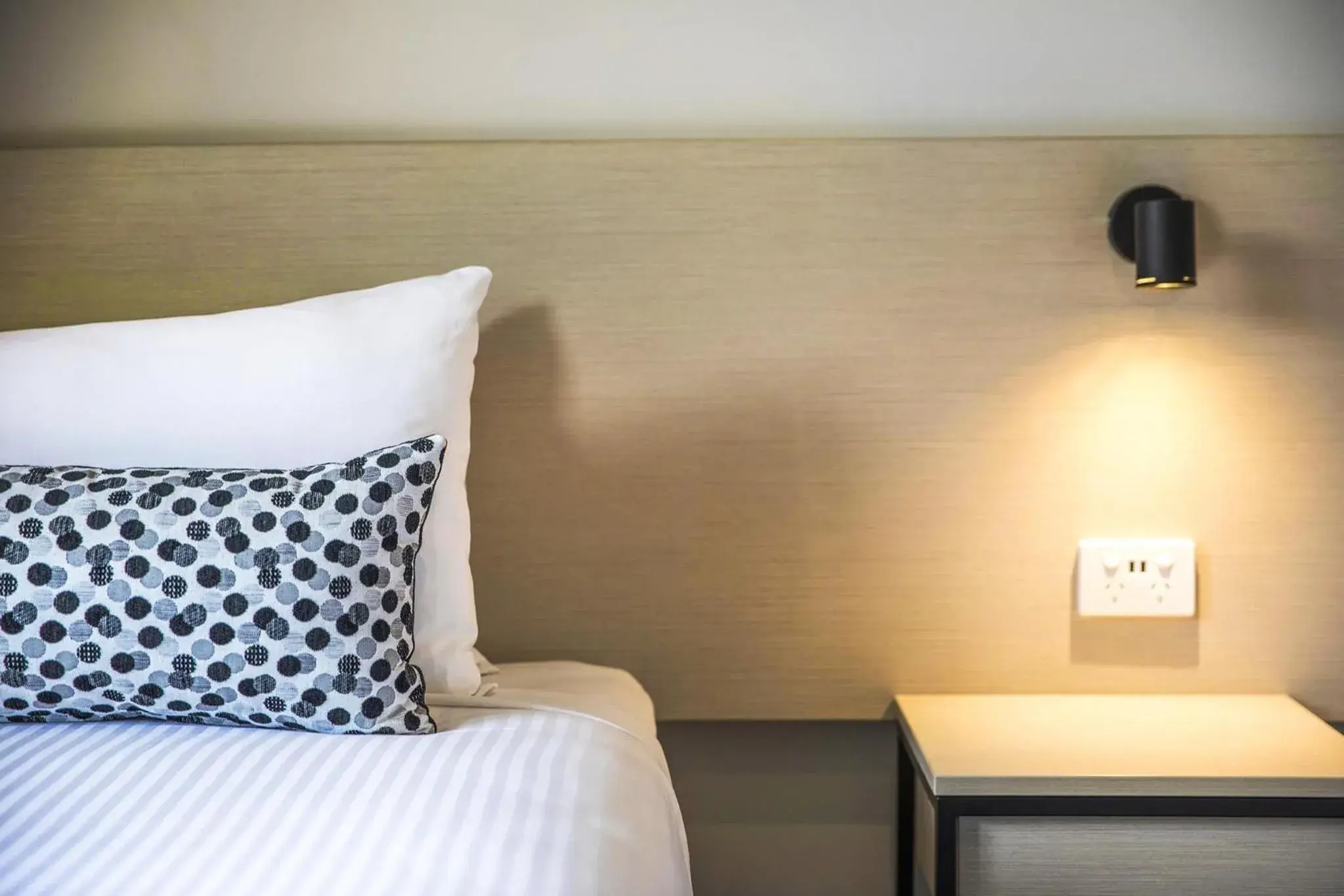 Bedroom, Bed in Nightcap at Seaford Hotel Bedroom, Bed in Nightcap at Seaford Hotel