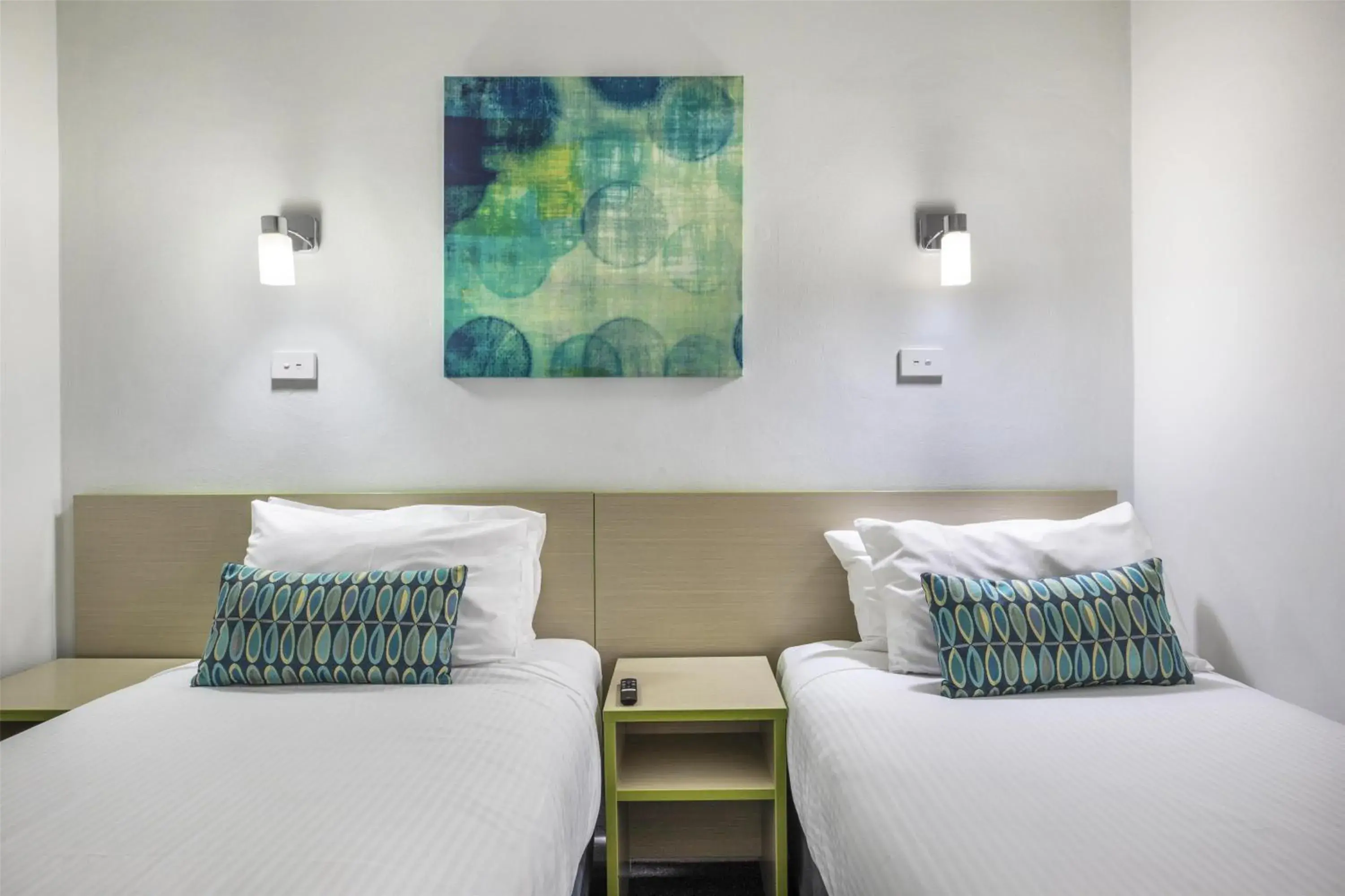 Bedroom, Bed in Nightcap at Skyways Hotel Bedroom, Bed in Nightcap at Skyways Hotel