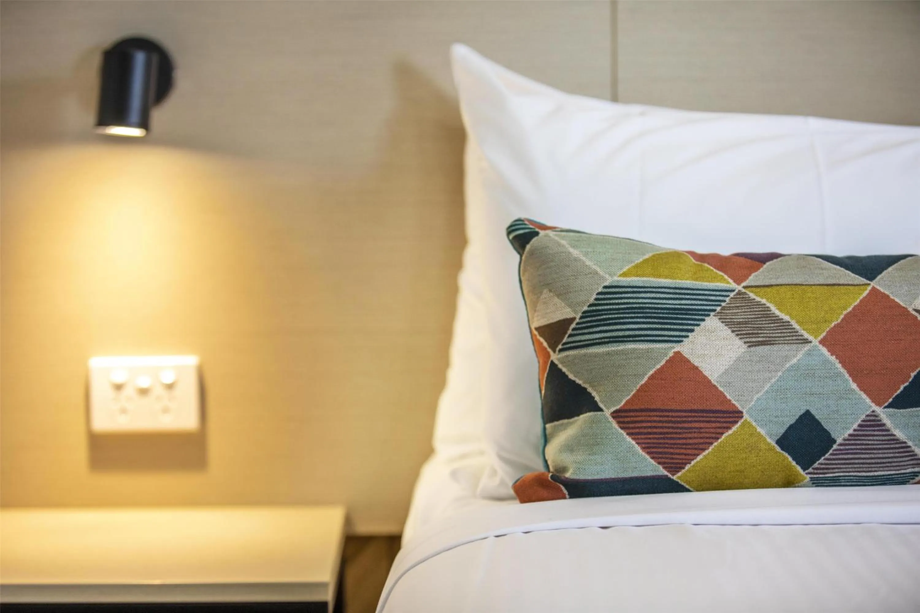 Bedroom, Bed in Nightcap at Sylvania Hotel