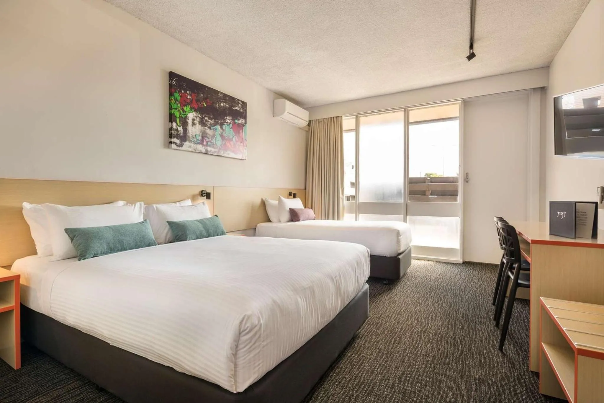 Bedroom, Bed in Nightcap at Waltzing Matilda Hotel