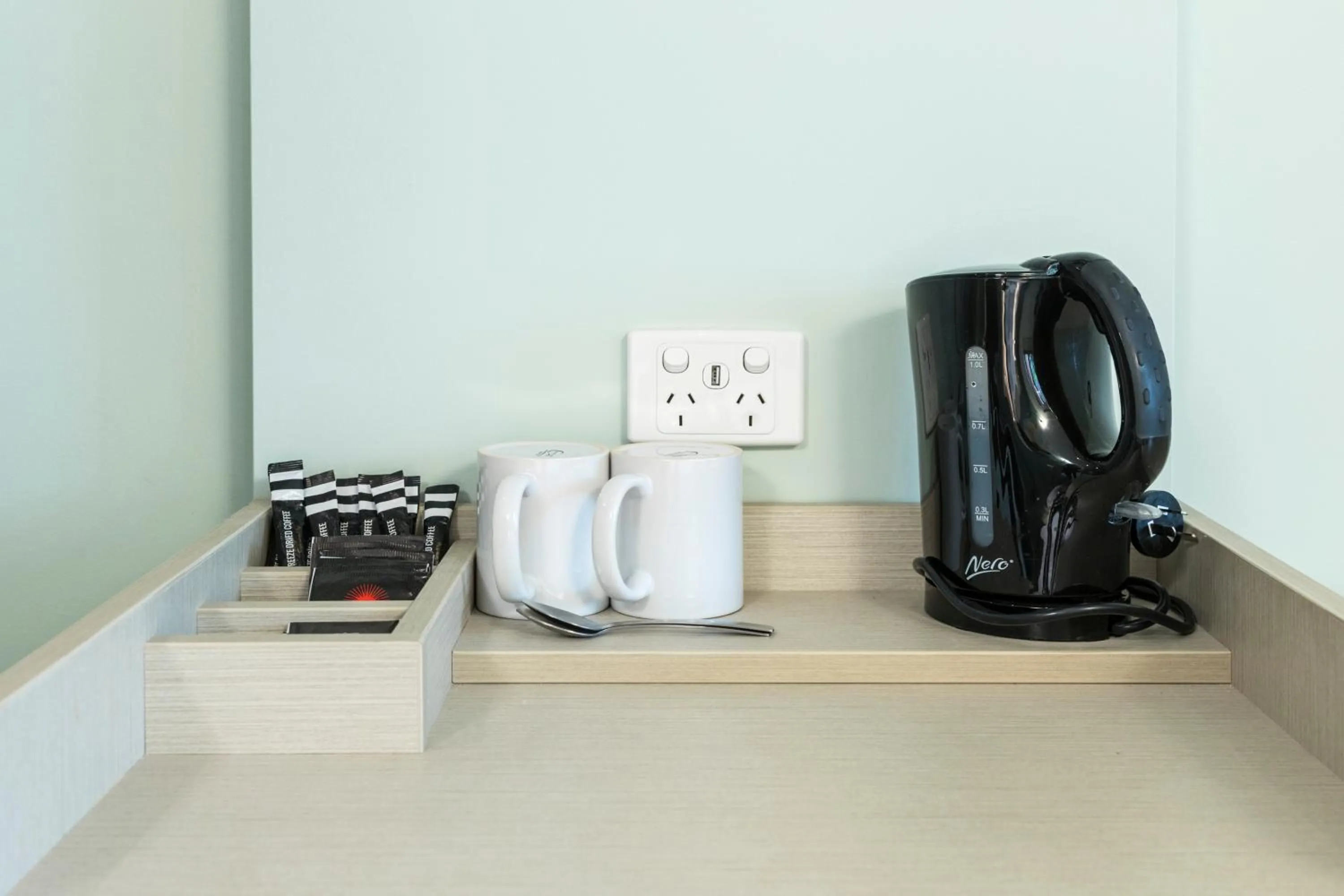 Coffee/tea facilities in Nightcap at Atherton Hotel