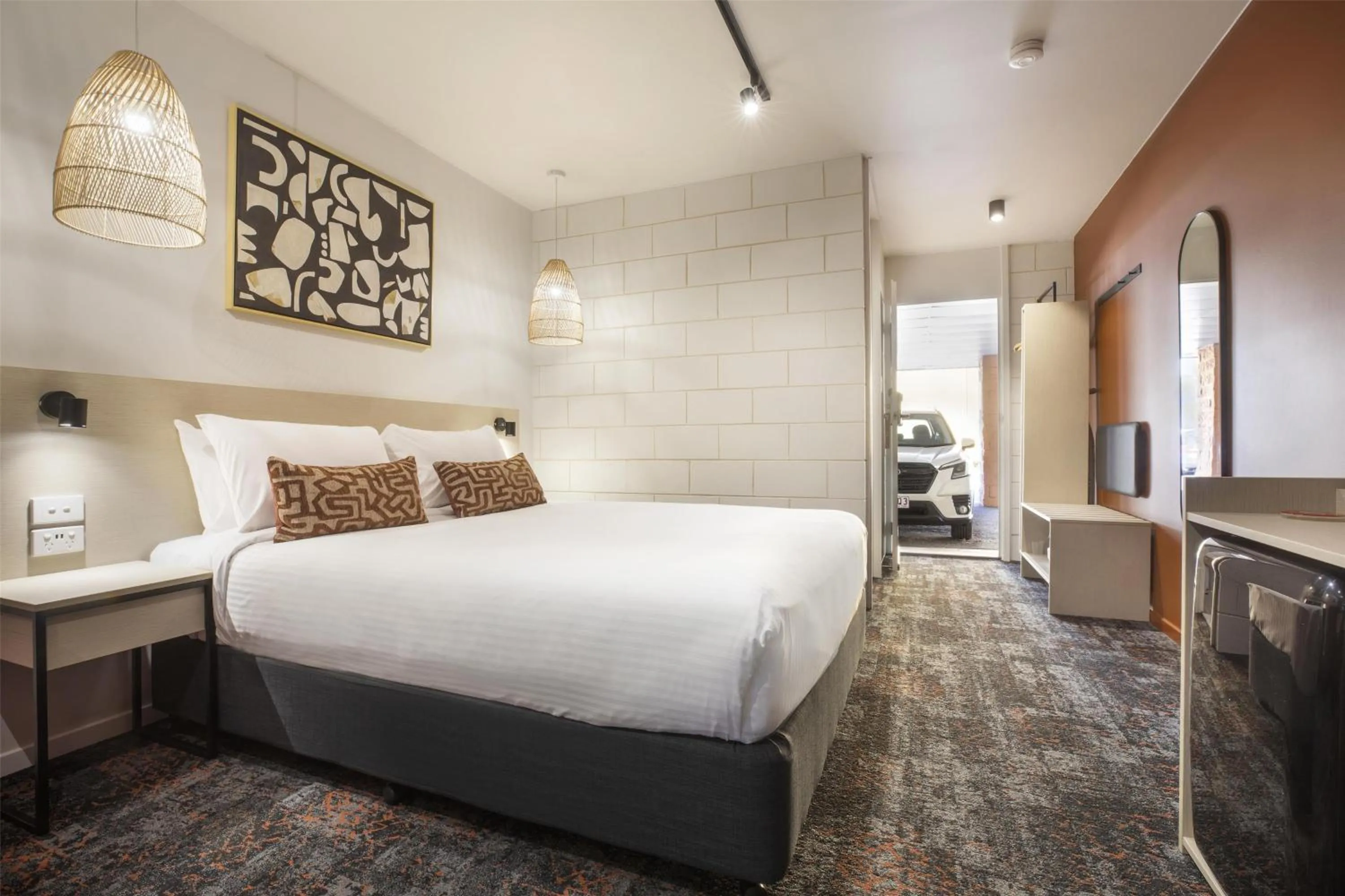 Bedroom, Bed in Nightcap at Dalrymple Hotel